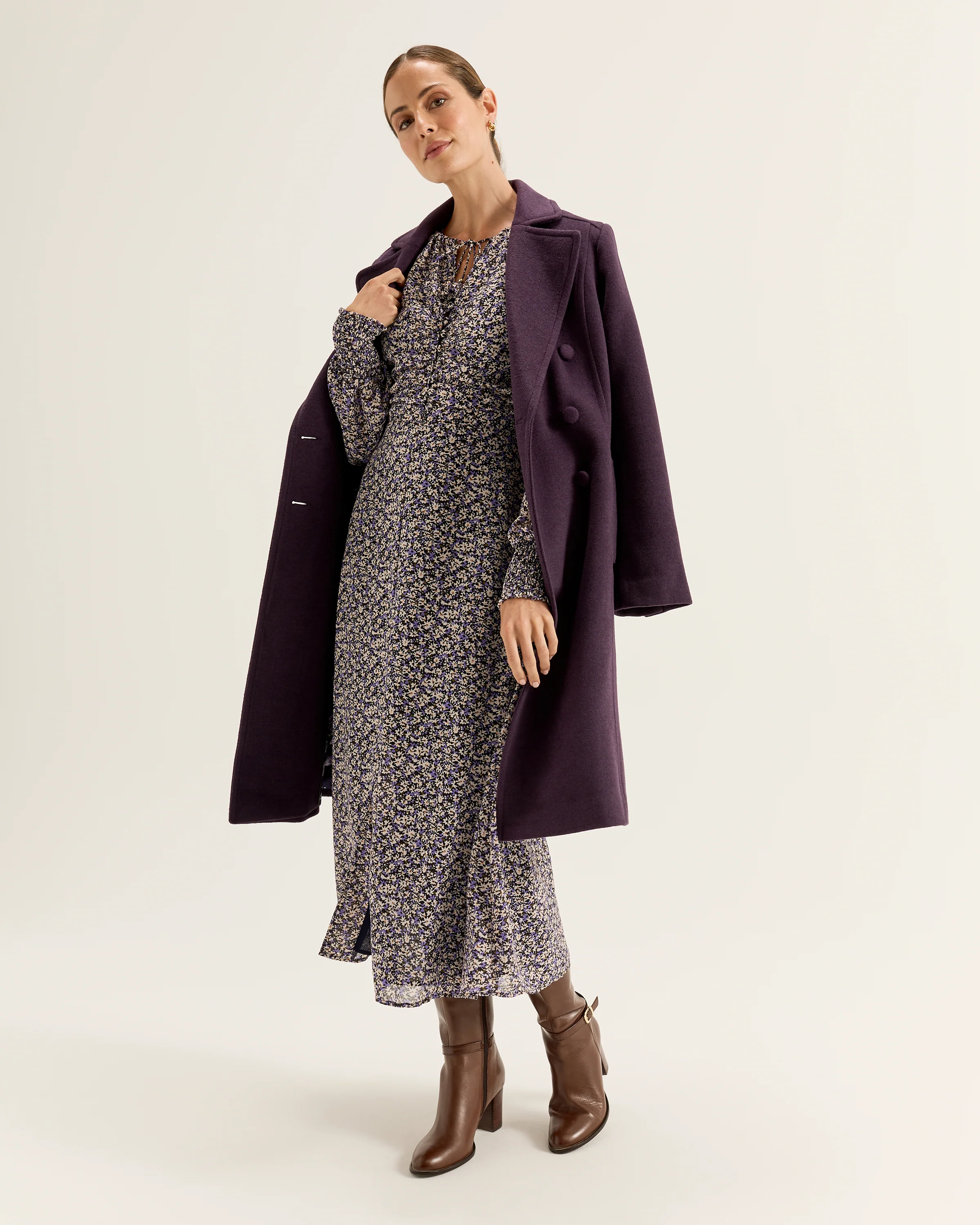 Parisian Bloom Midi Dress - Image 4