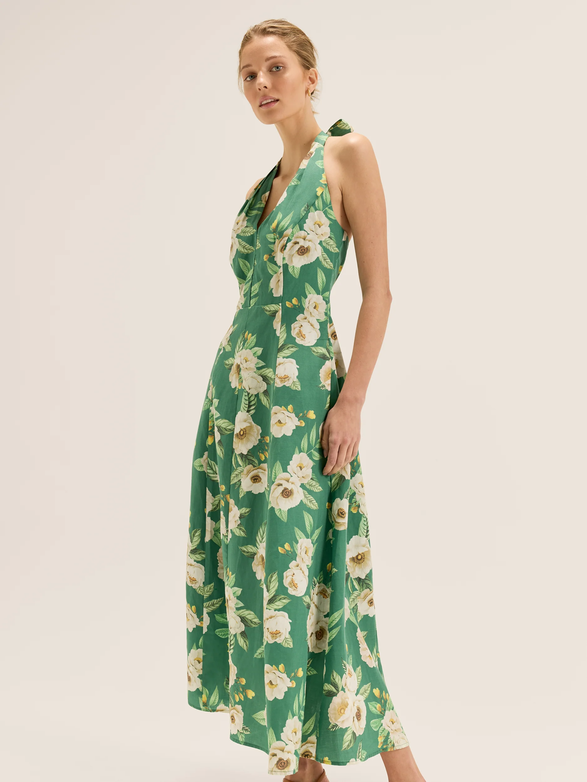 Peony Halter Dress - Image 5