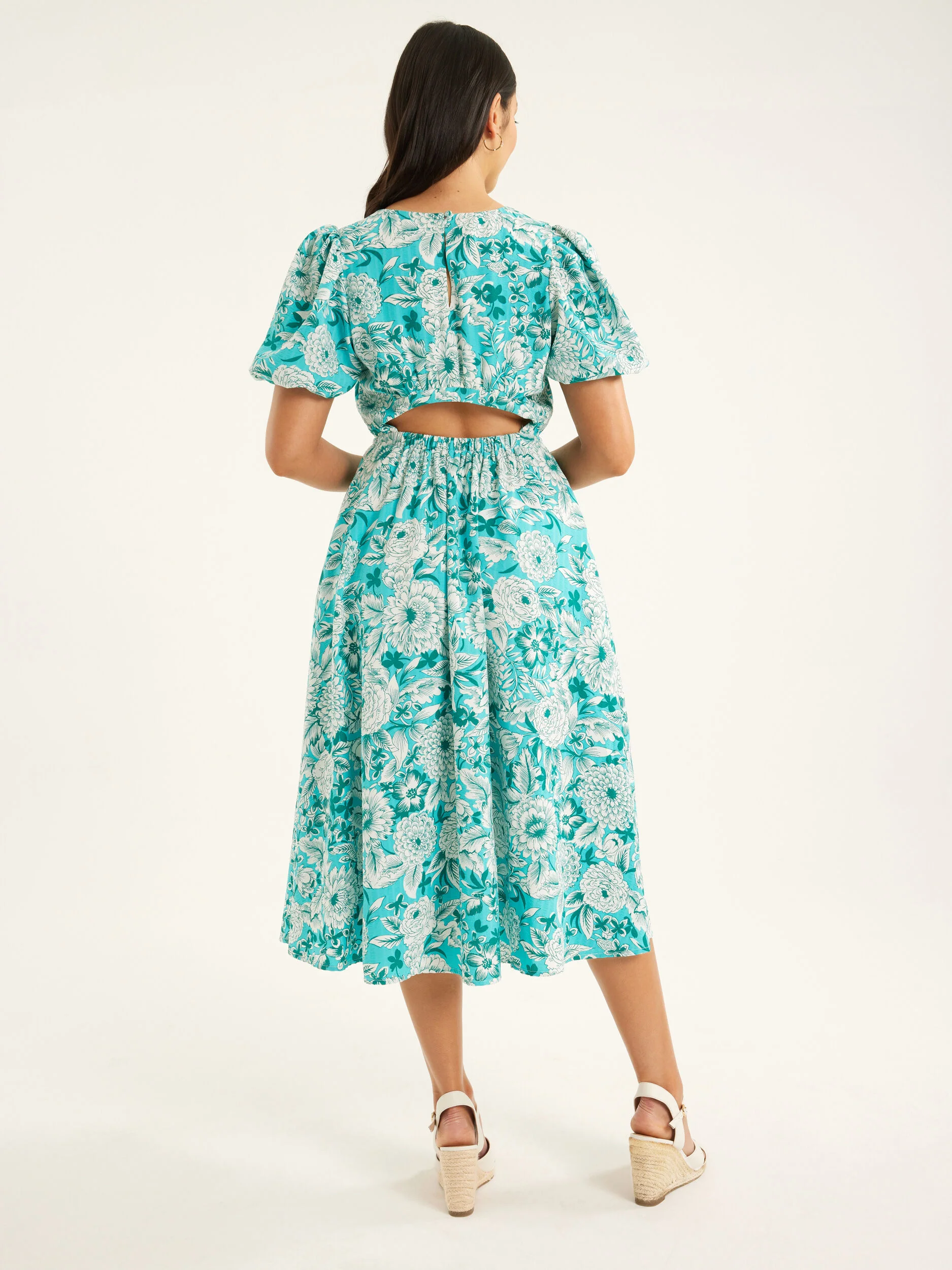 Periwinkle Midi Dress - Image 3