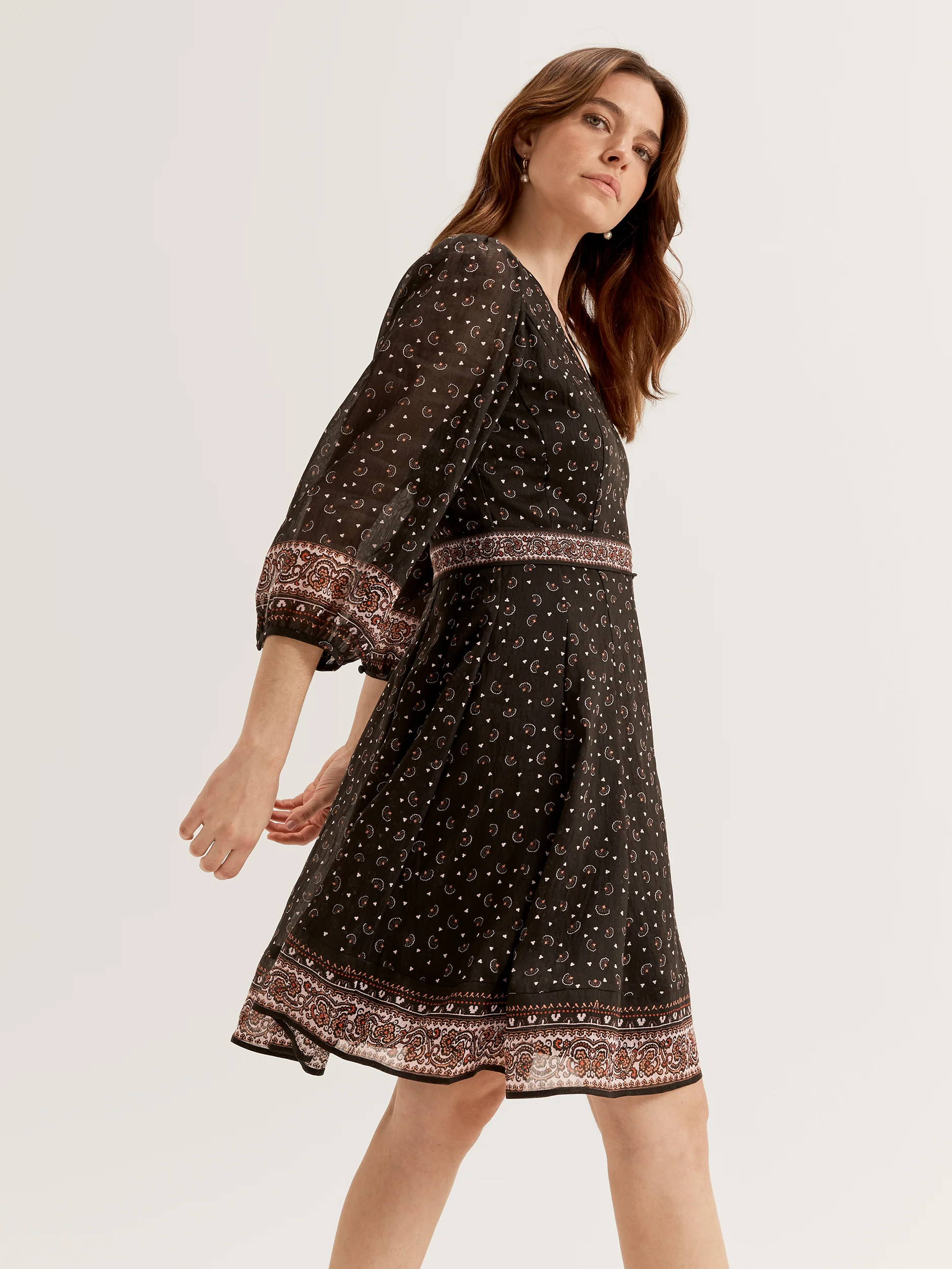 Portofino Paisley Dress - Image 5