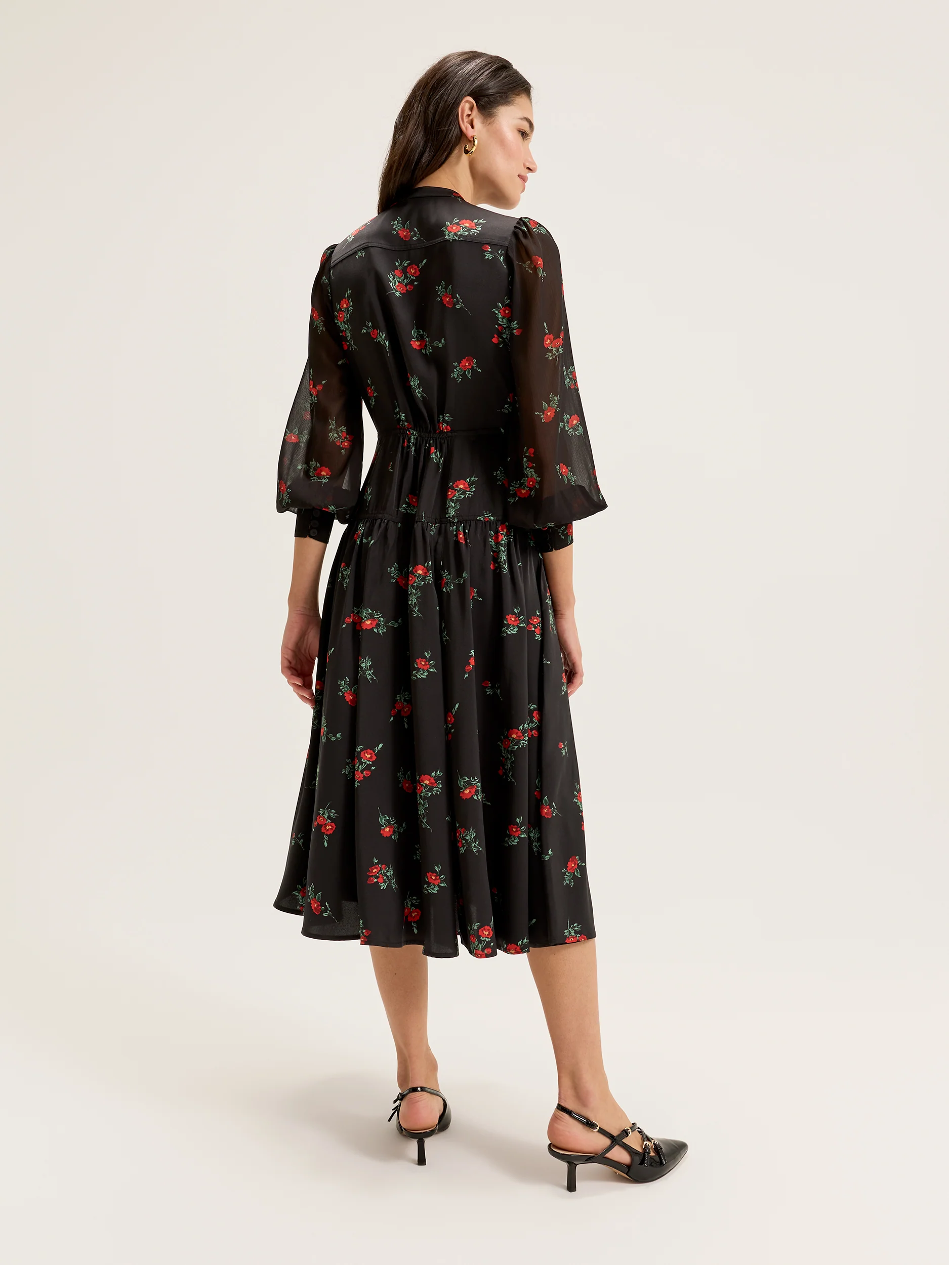 Posing Roses Shirtdress - Image 3