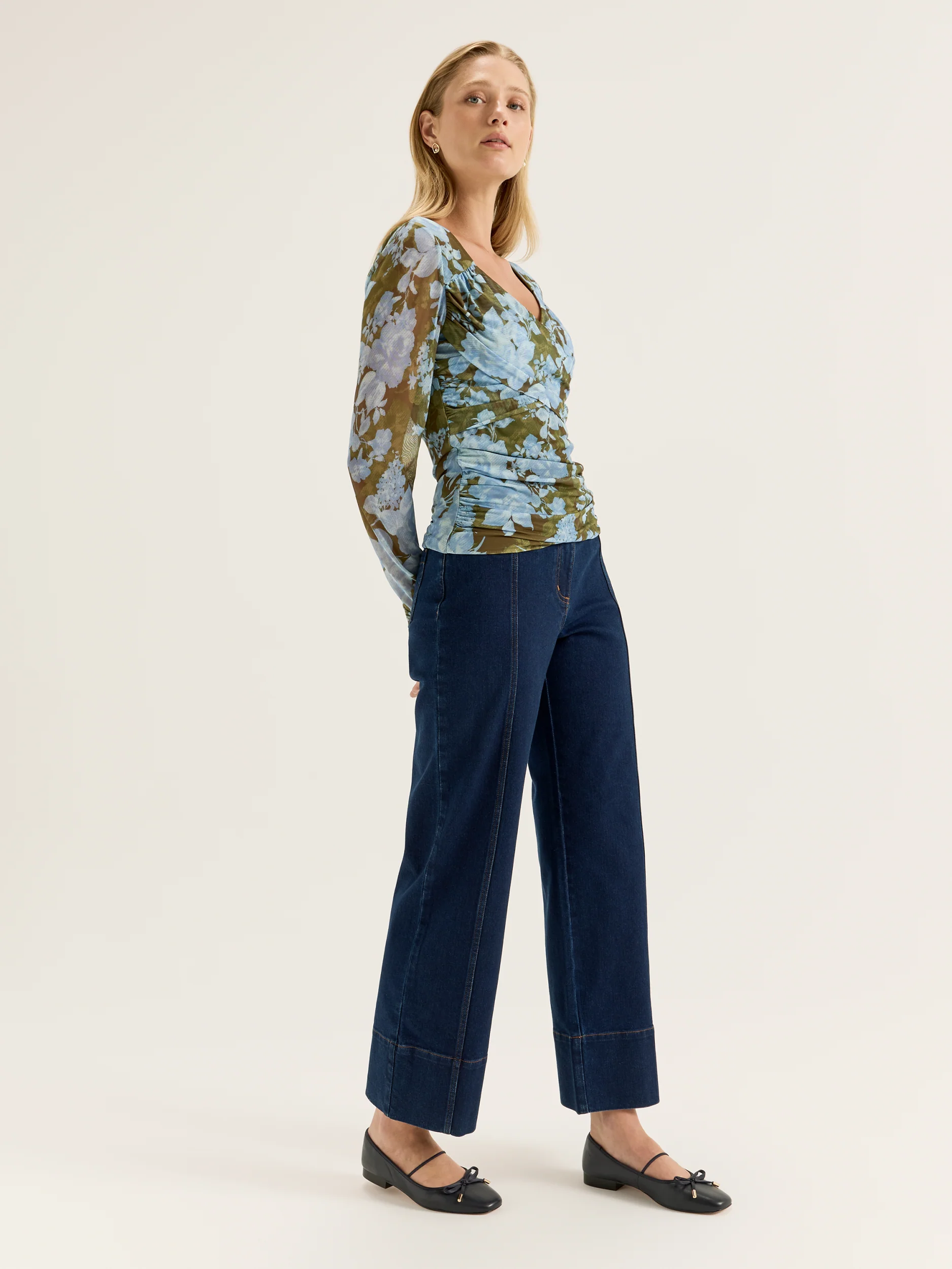 Primrose Bloom Mesh Top - Image 5