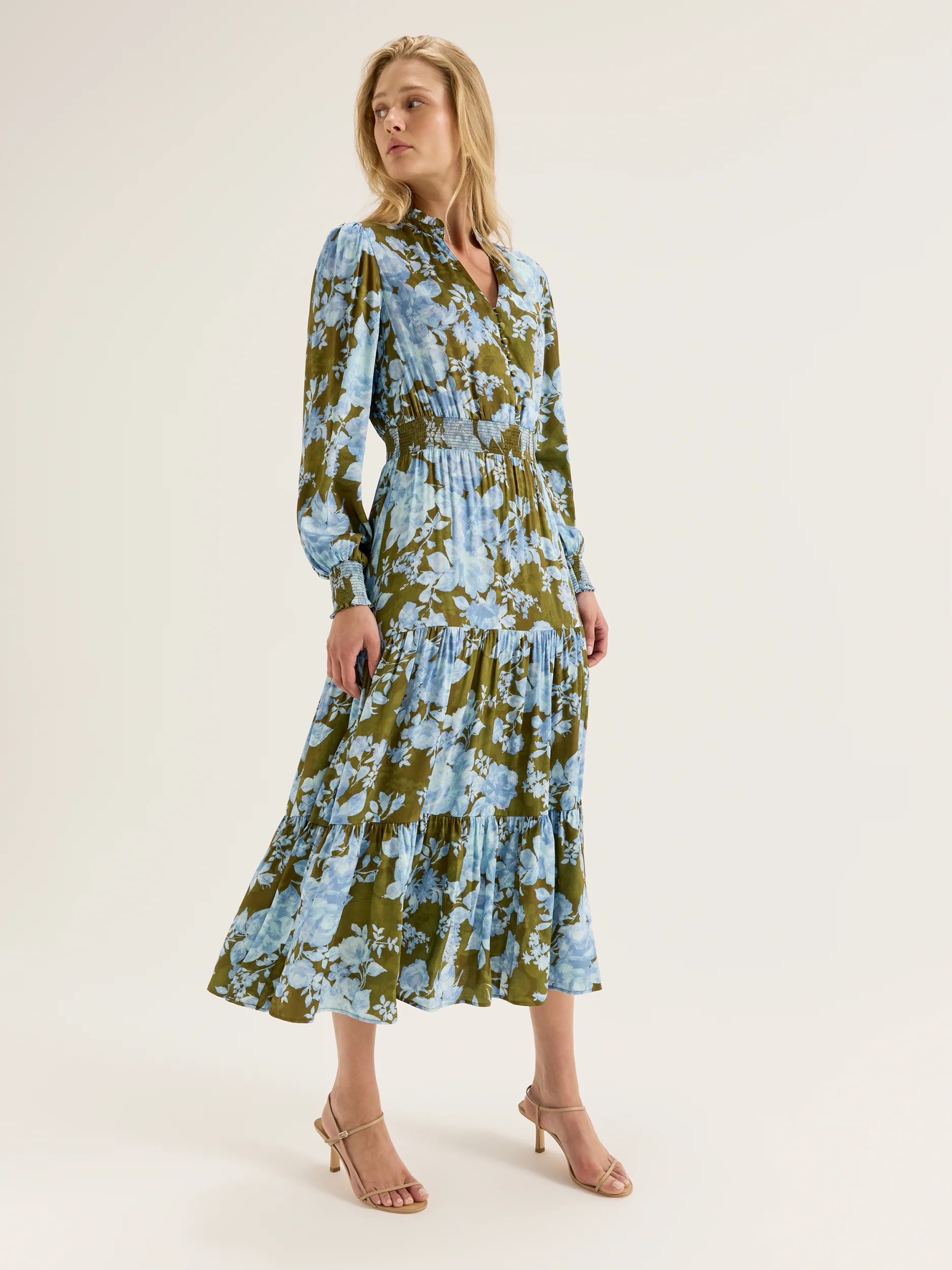 Primrose Bloom Midi Dress - Image 3