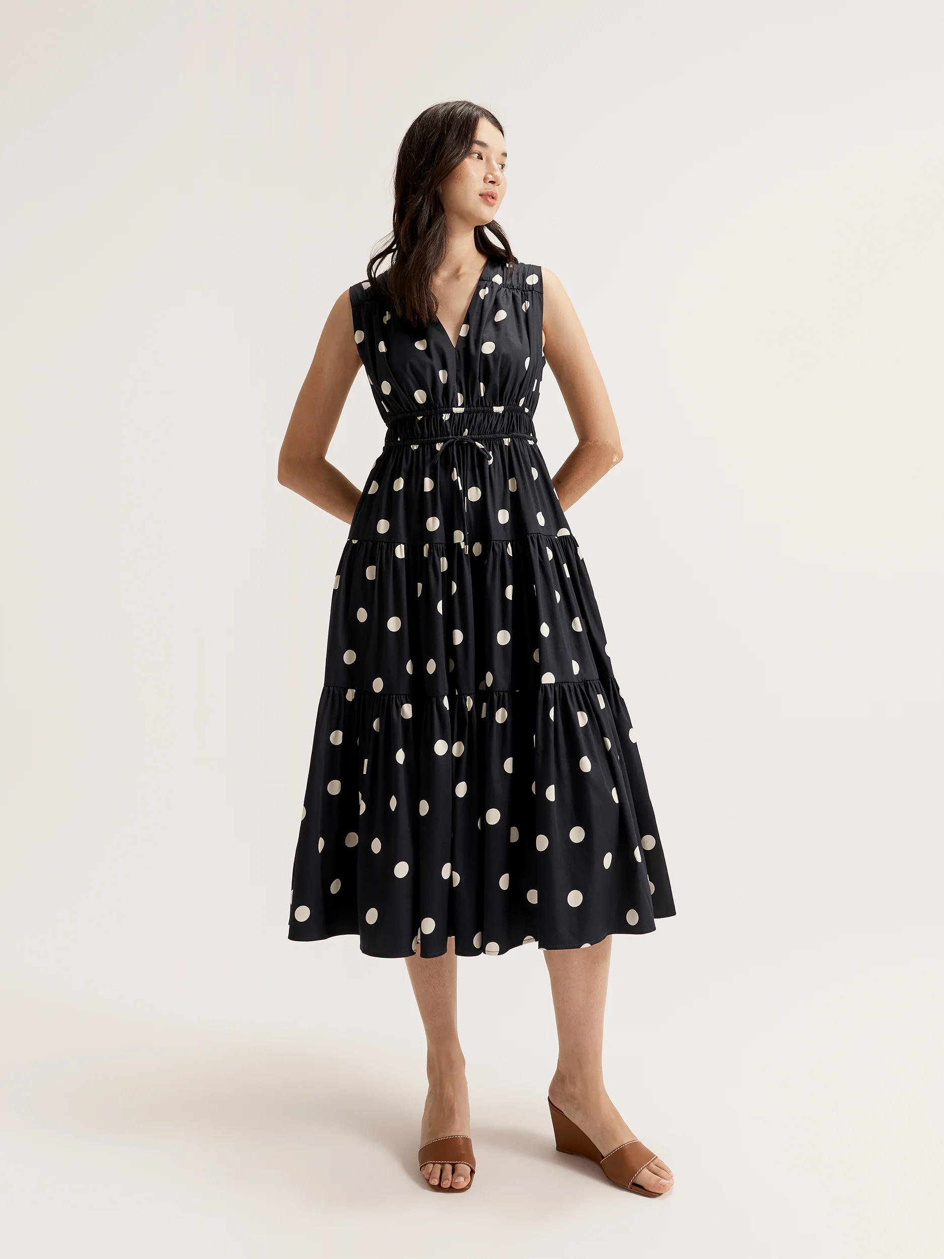 Puglia Spot Dress - Image 3