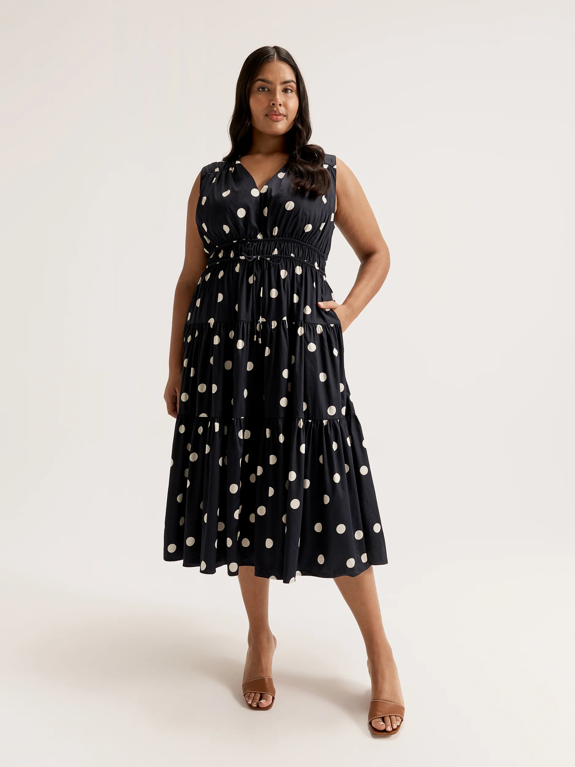 Puglia Spot Dress - Image 7