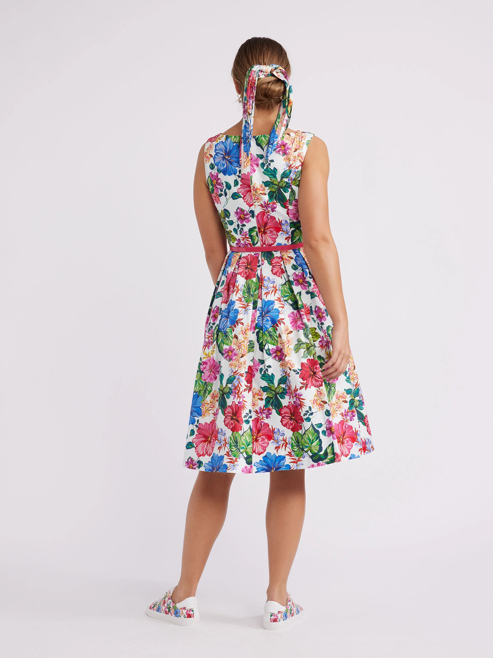 Rainbow Floral Dress - Image 3