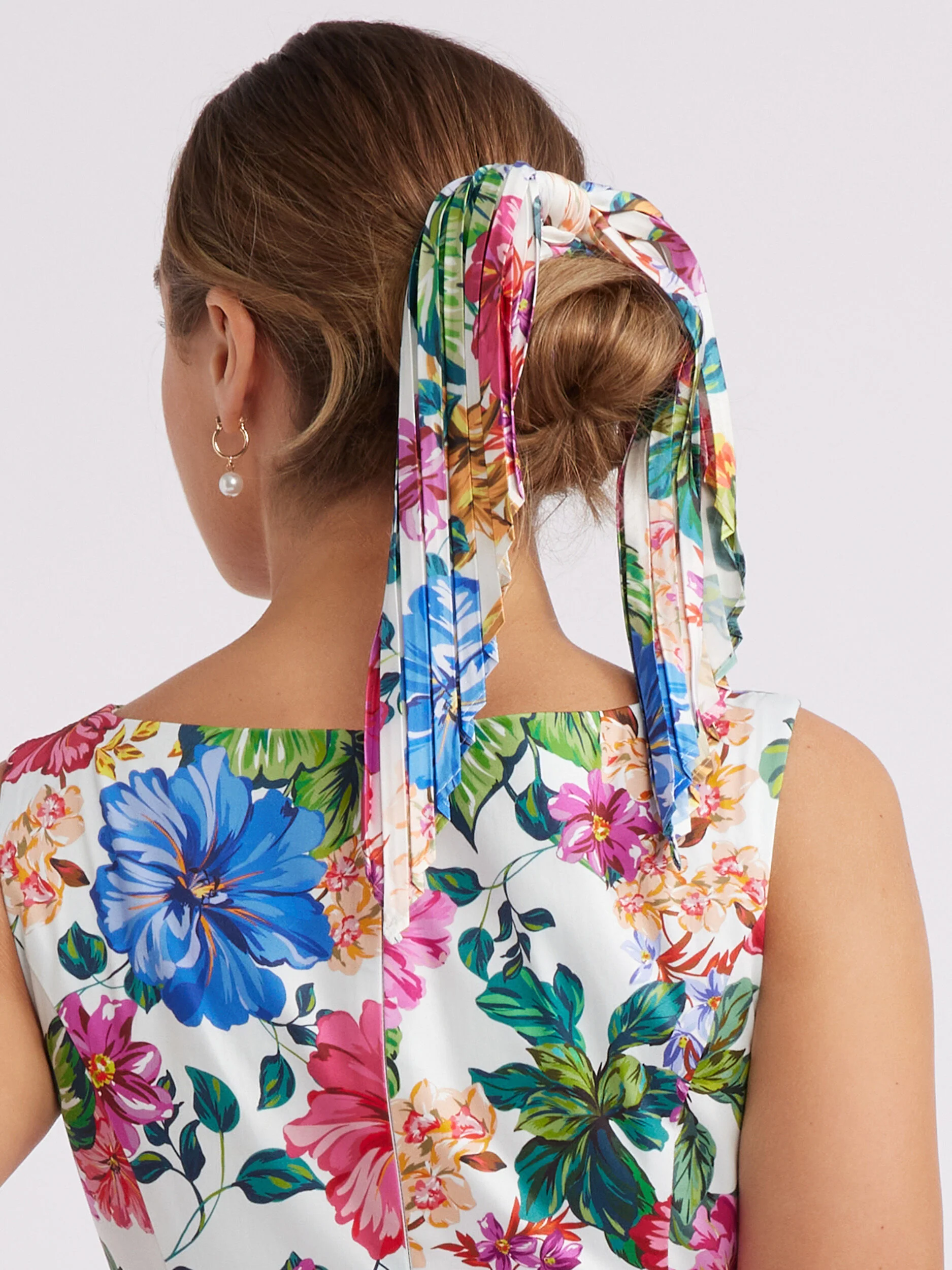 Rainbow Floral Dress - Image 4