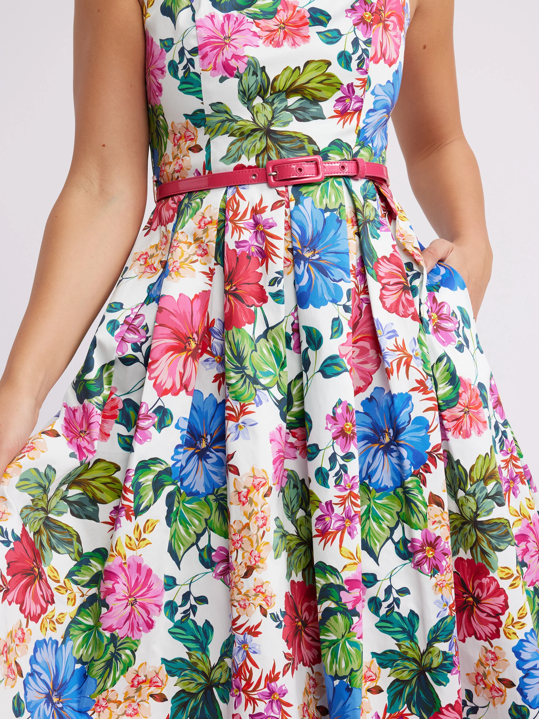 Rainbow Floral Dress - Image 5