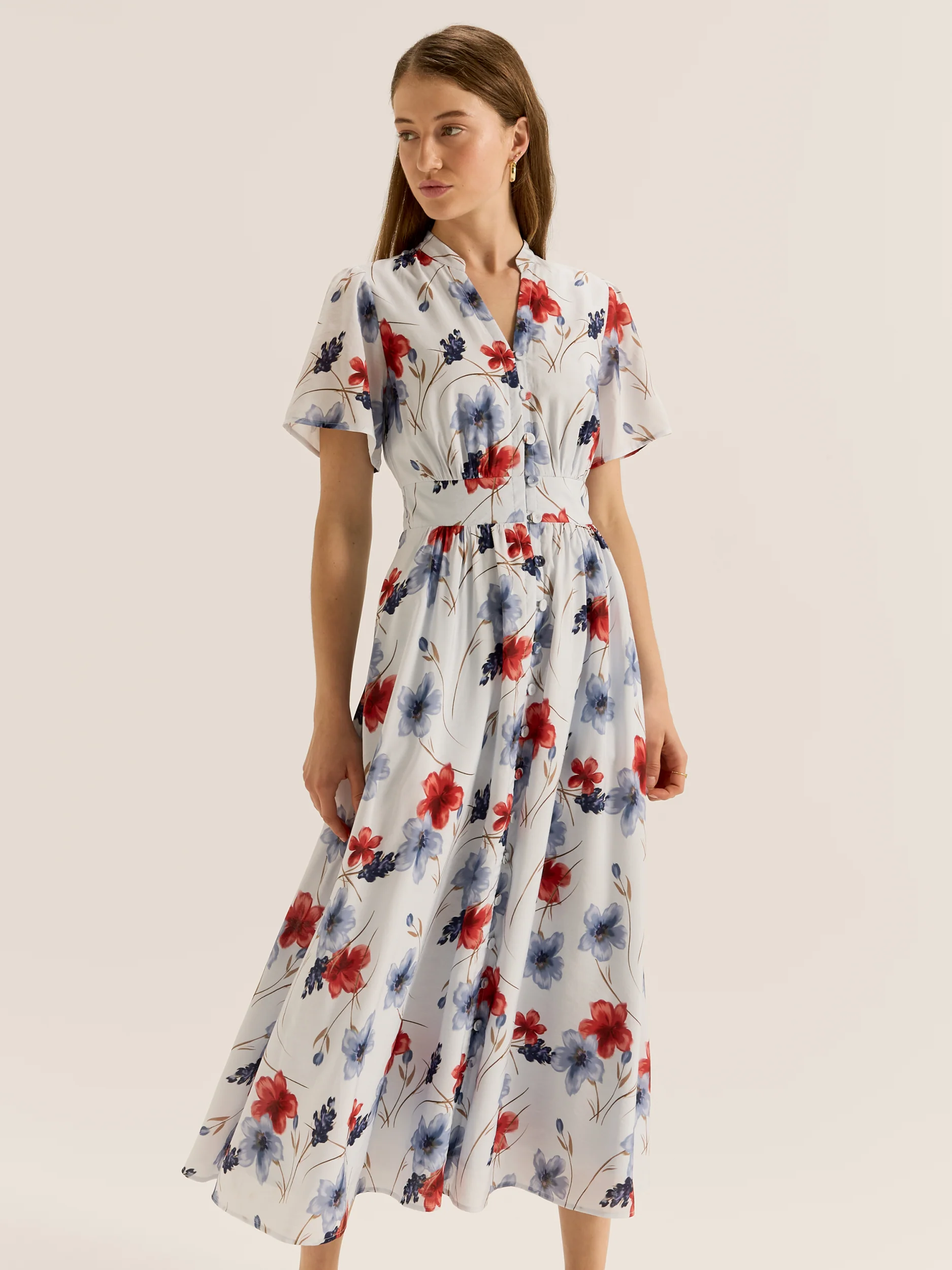 Rosa Midi Shirt Dress