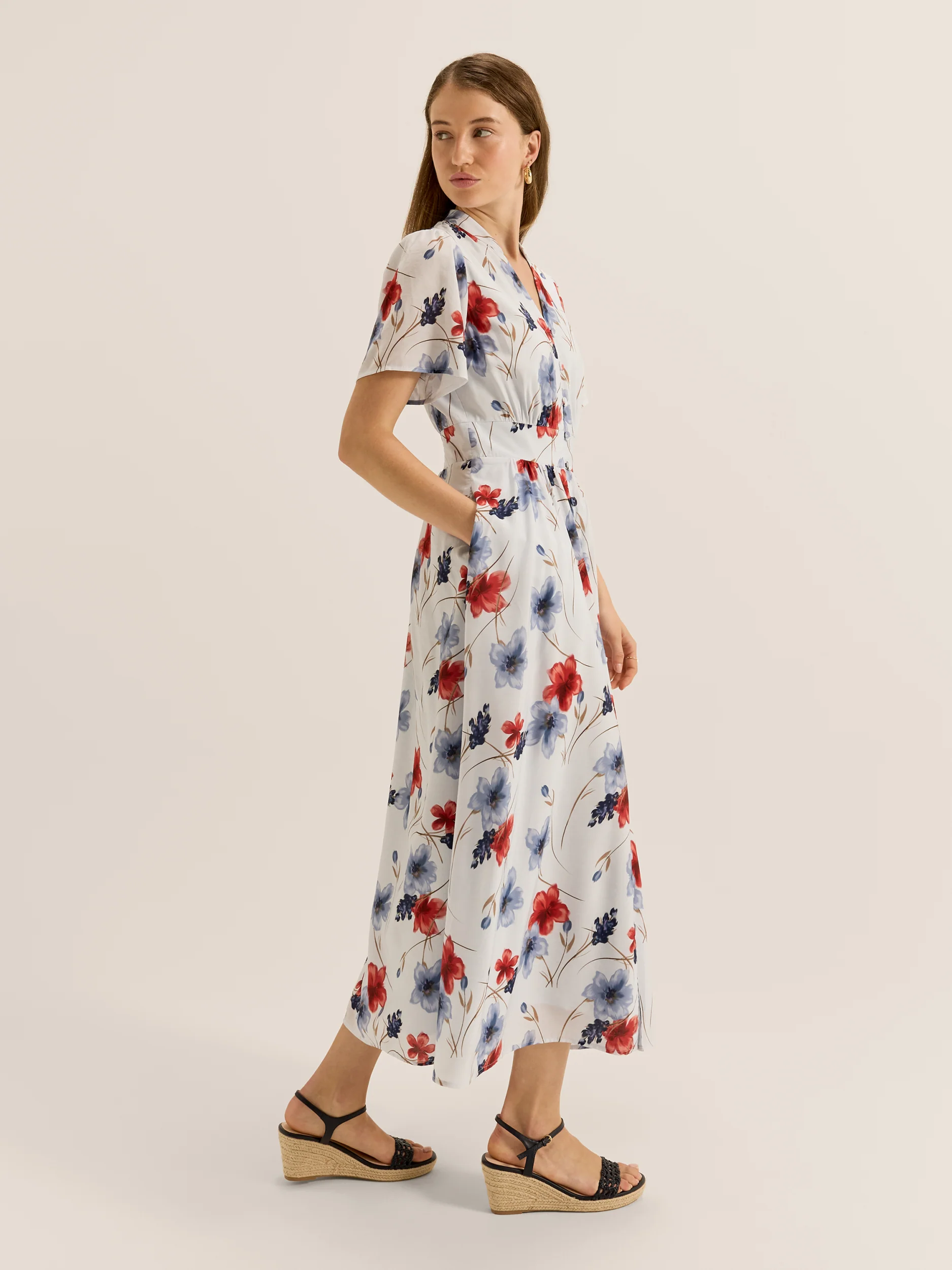 Rosa Midi Shirt Dress - Image 3