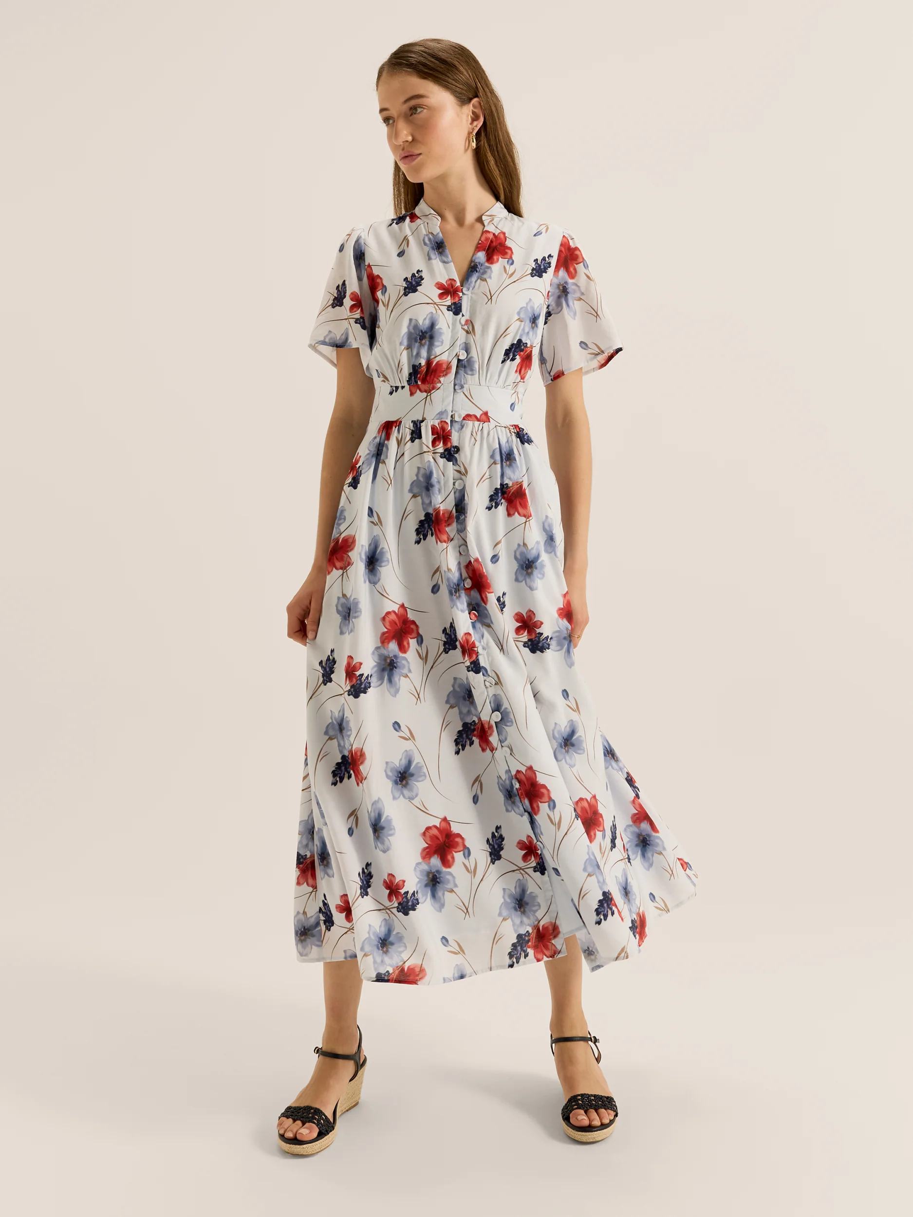 Rosa Midi Shirt Dress - Image 4