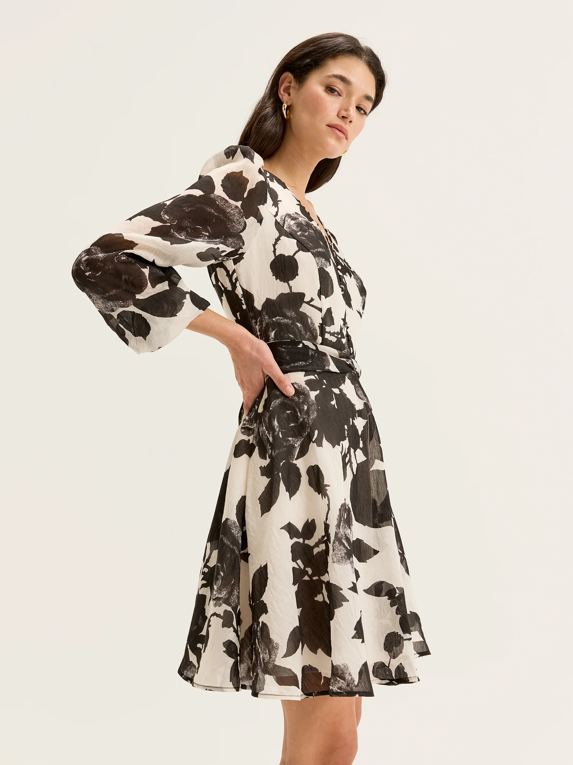Rose Adagio Mini Dress - Image 4