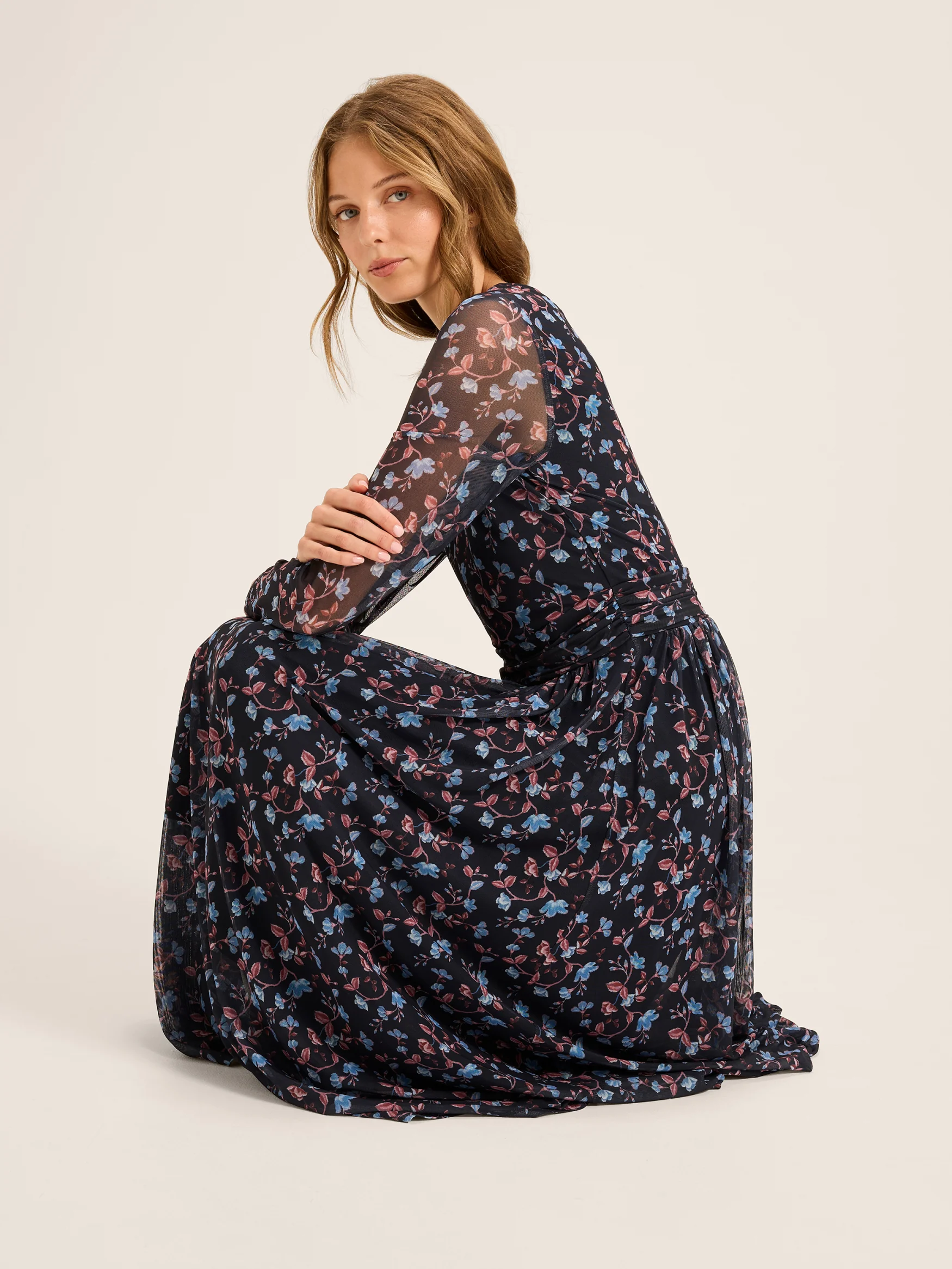 Rosewood Mesh Dress - Image 5