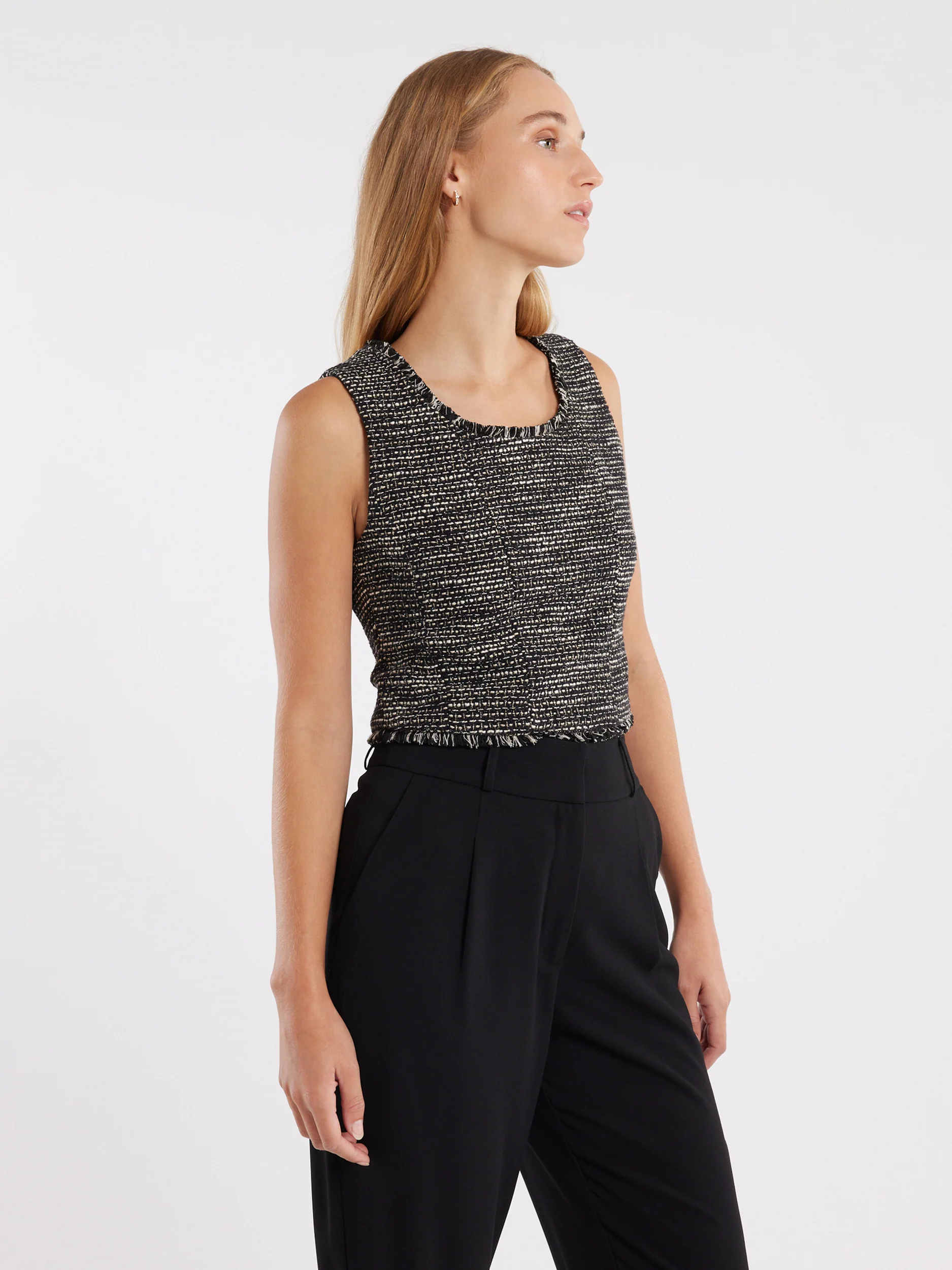 Selena Tweed Top - Image 3