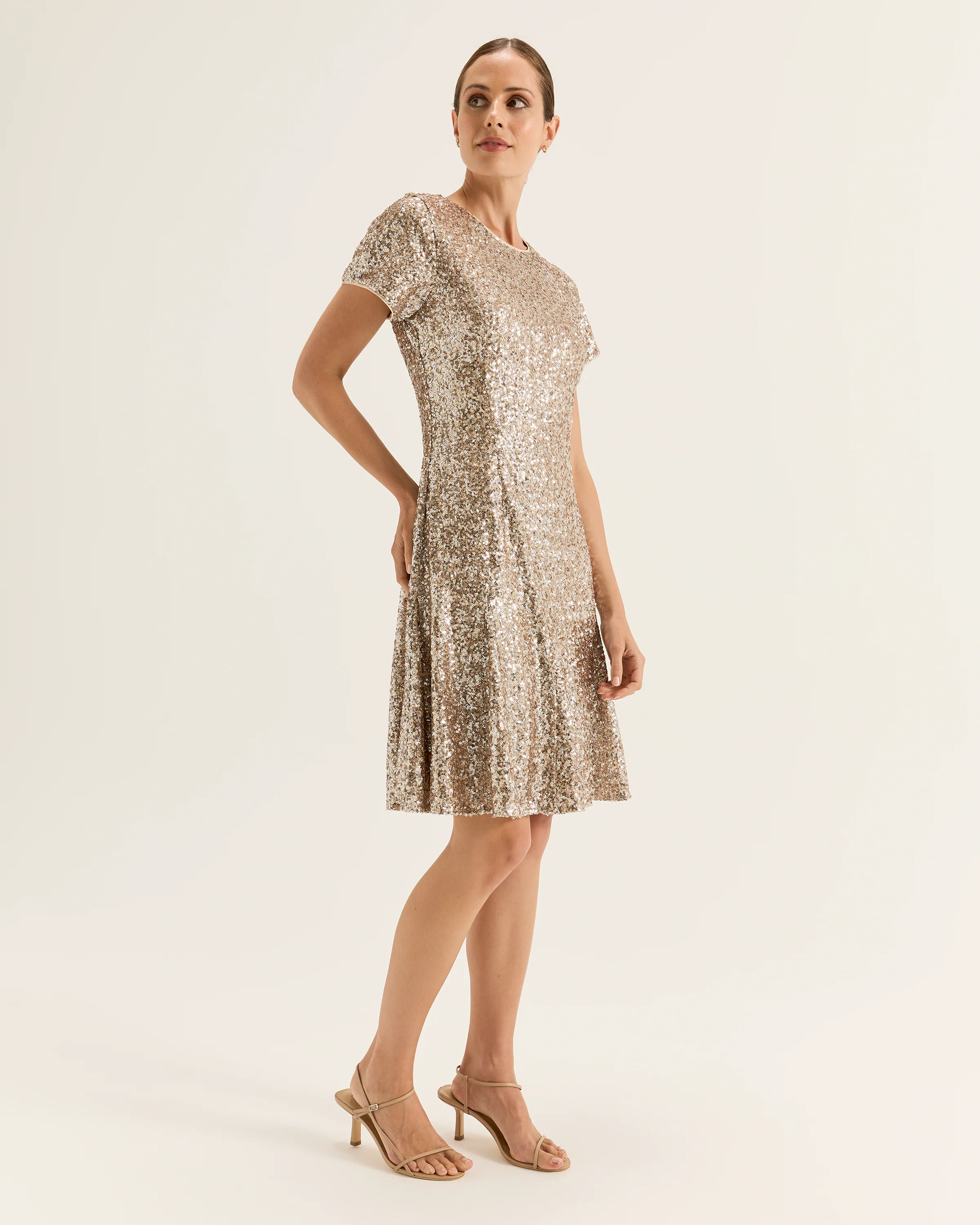 Sequin Mini Dress - Image 3