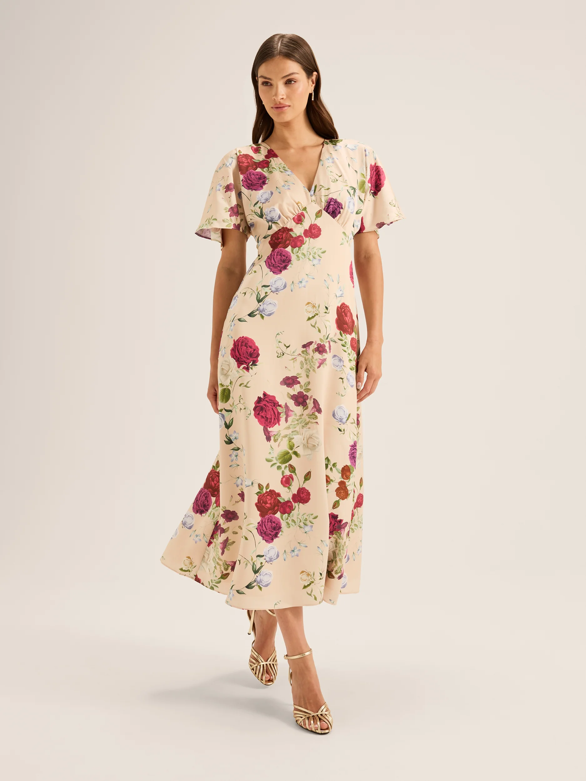 Soiree Satin Dress