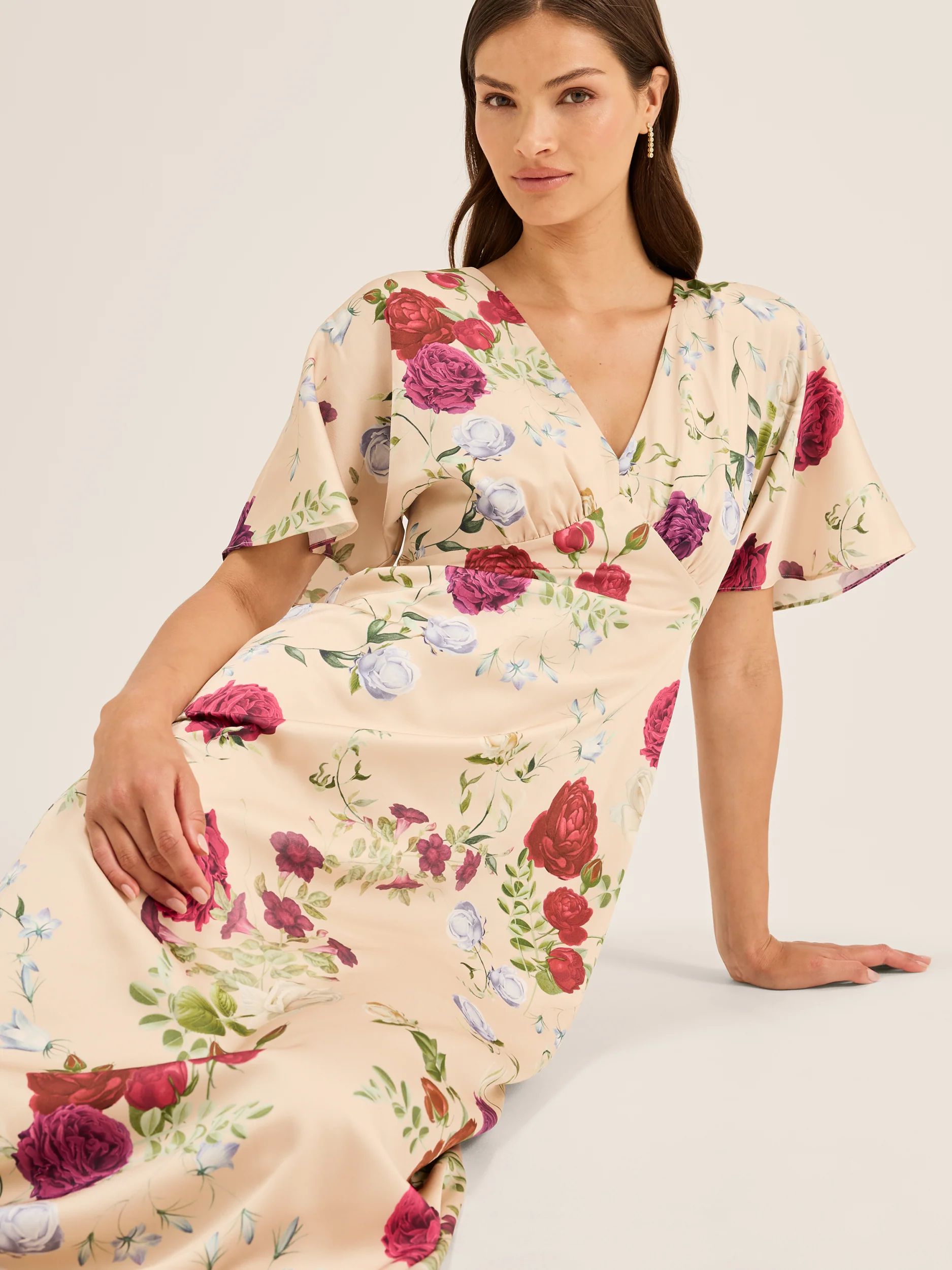 Soiree Satin Dress - Image 2