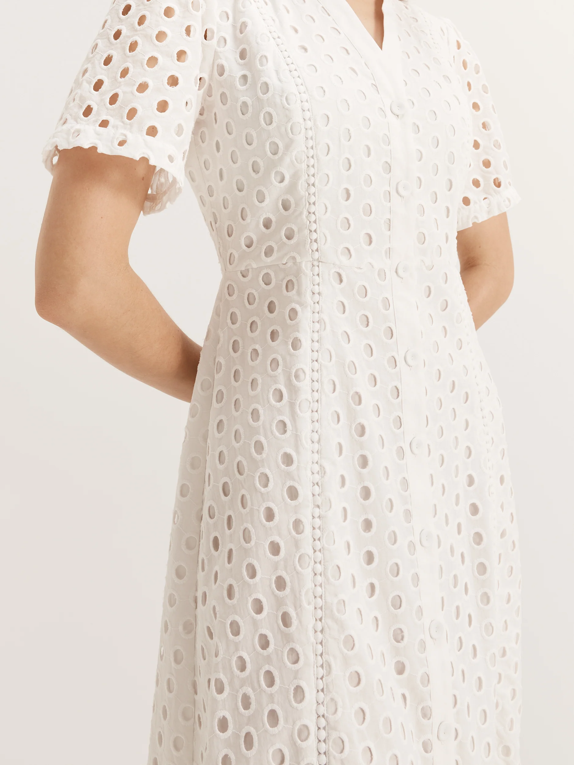 Solar Broderie Dress - Image 3