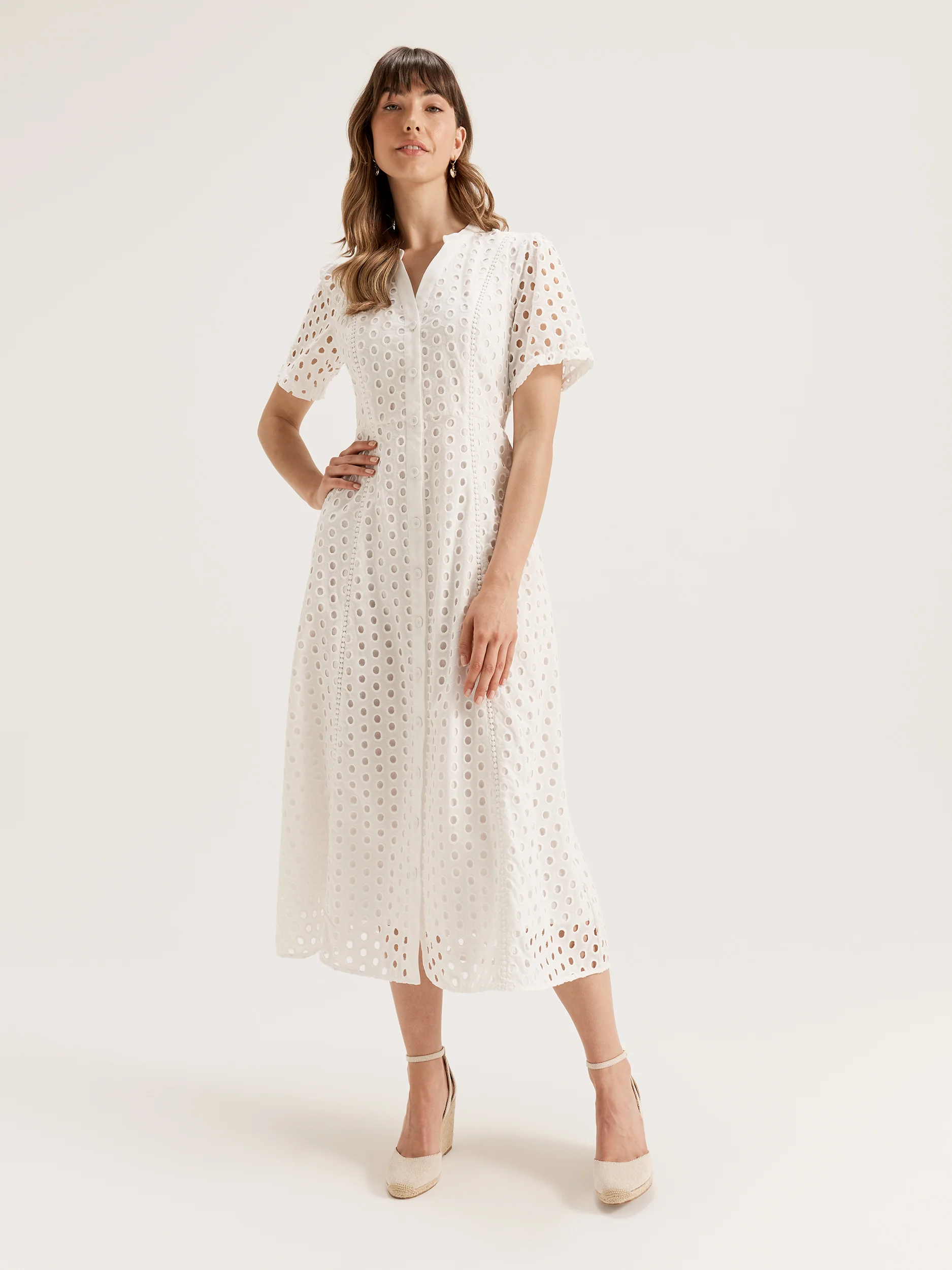 Solar Broderie Dress - Image 4