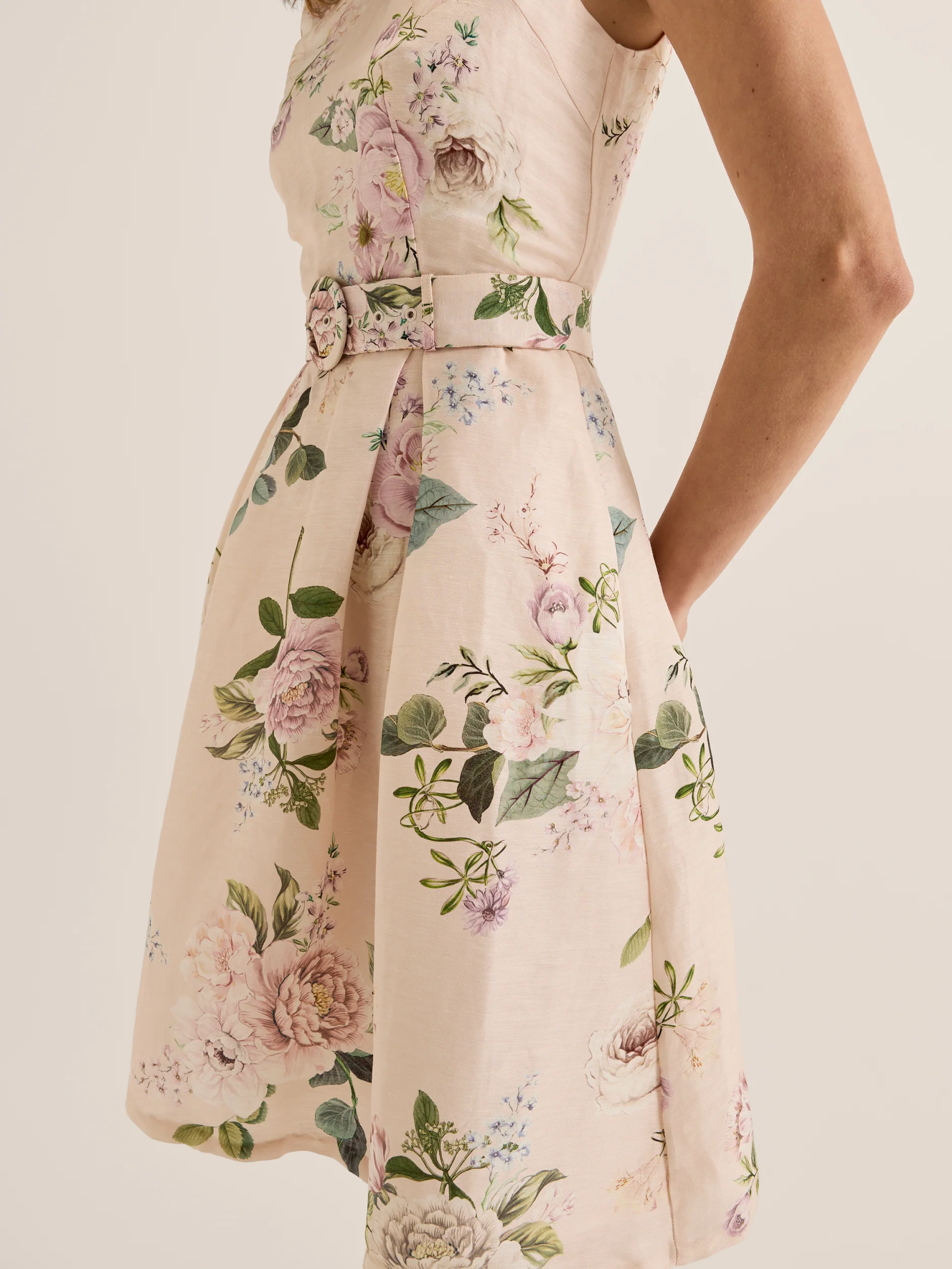 Sunset Rose Floral Dress - Image 2