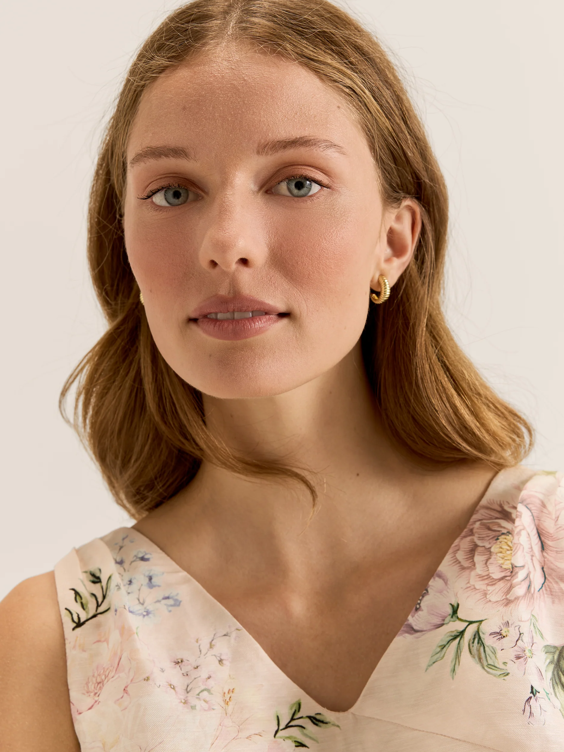 Sunset Rose Floral Dress - Image 4