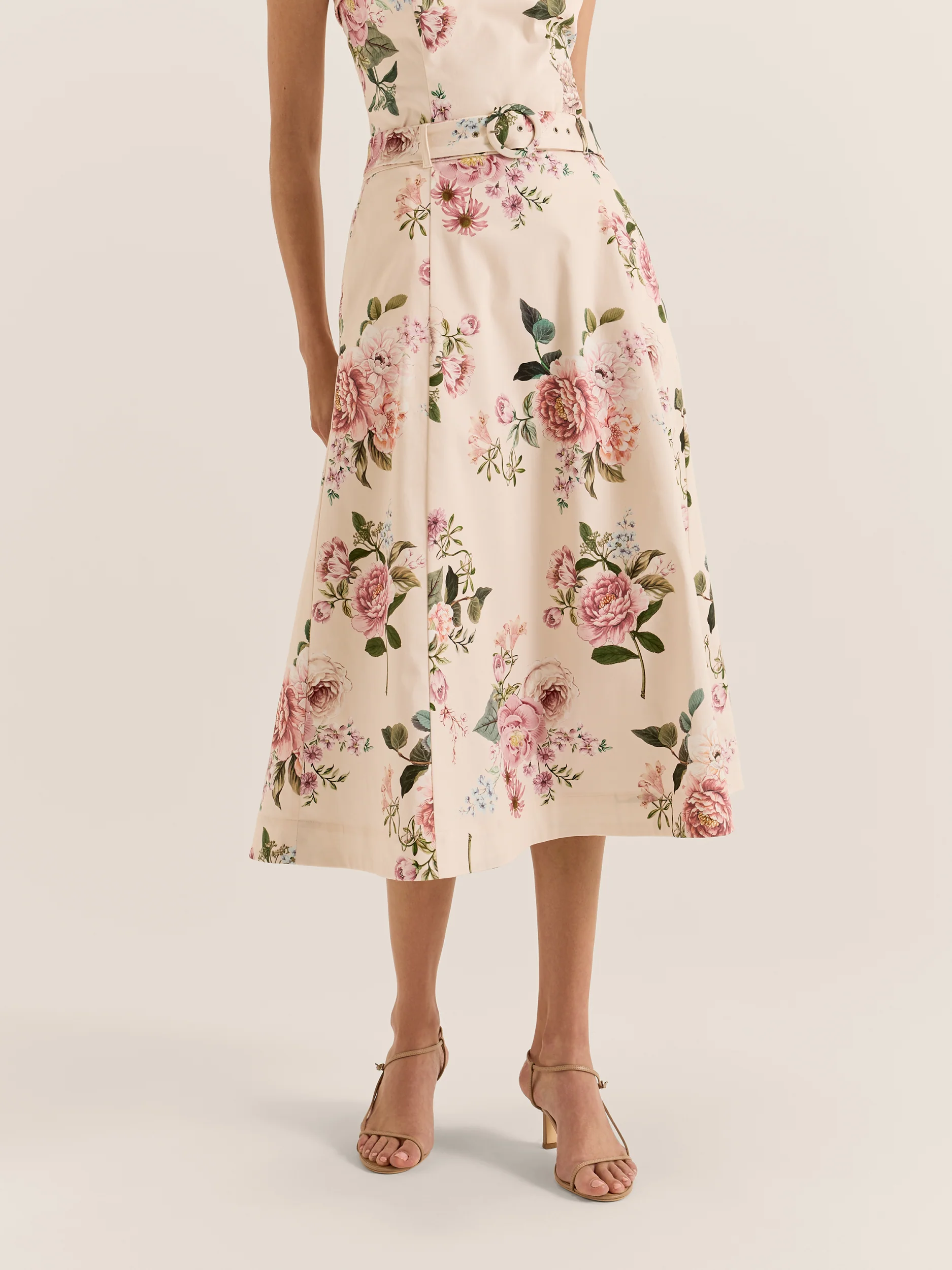 Sunset Rose Midi Skirt - Image 2