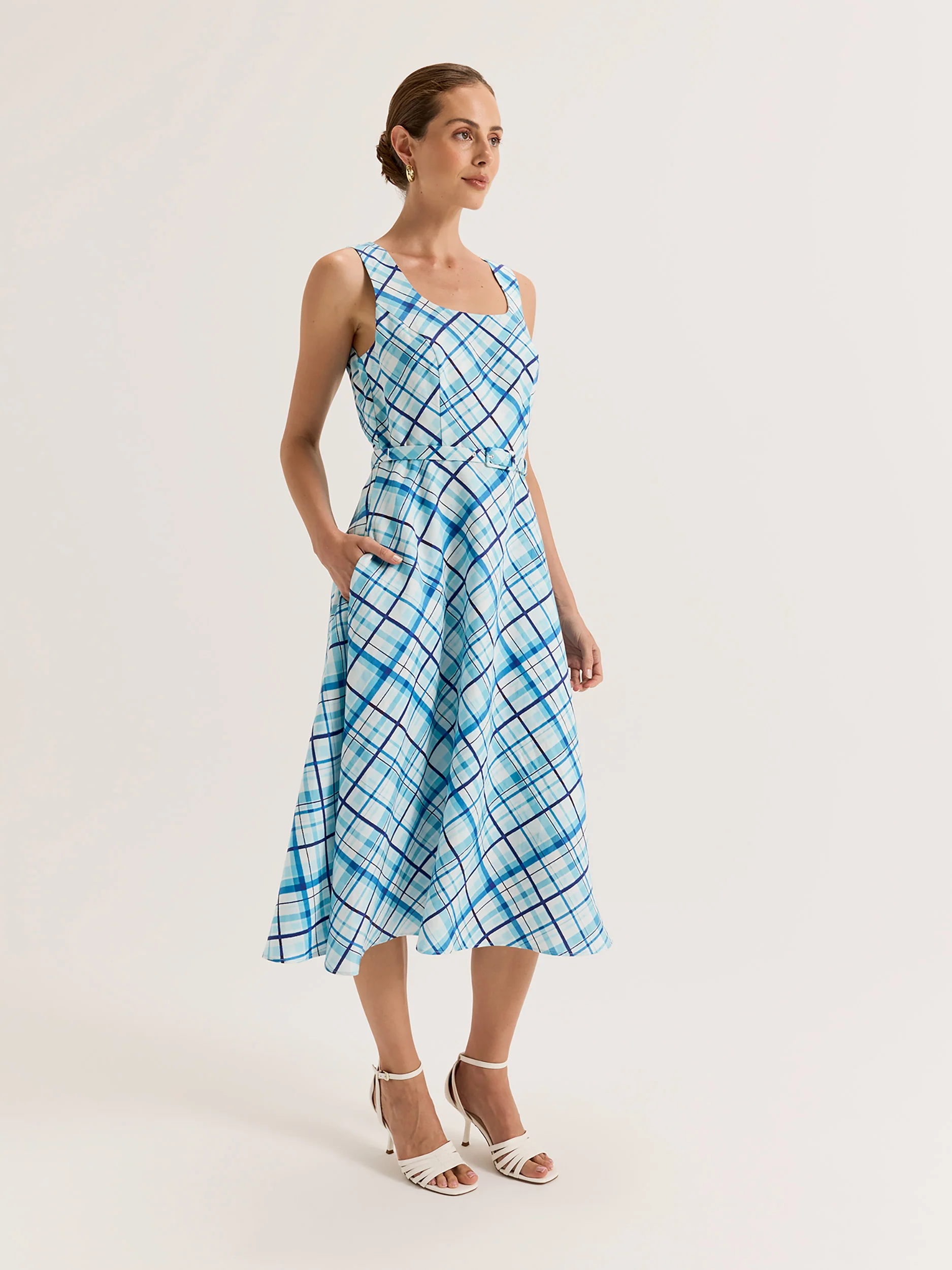 Tribeca Check Dress - Image 4