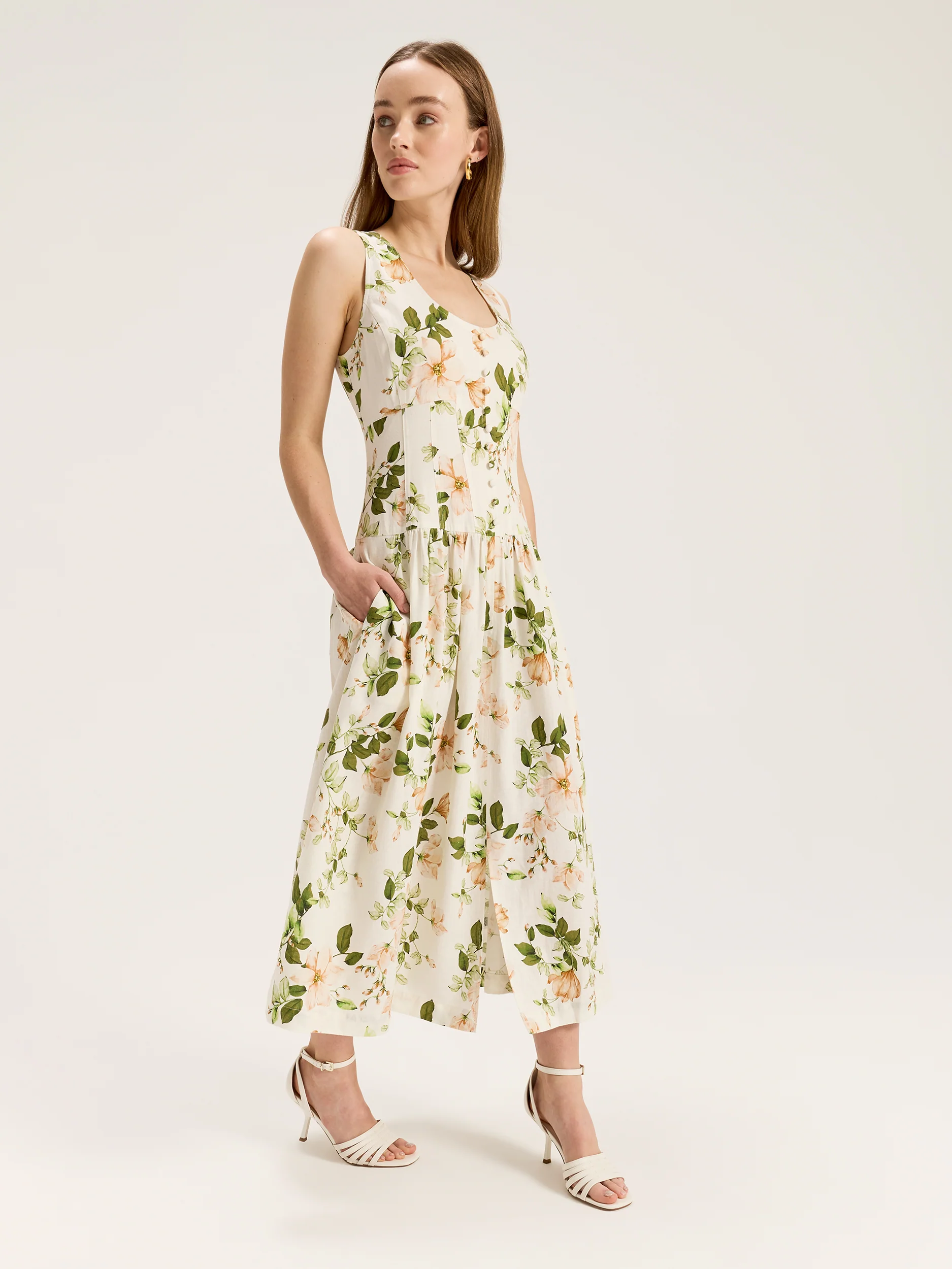 Venus Floral Dress - Image 2