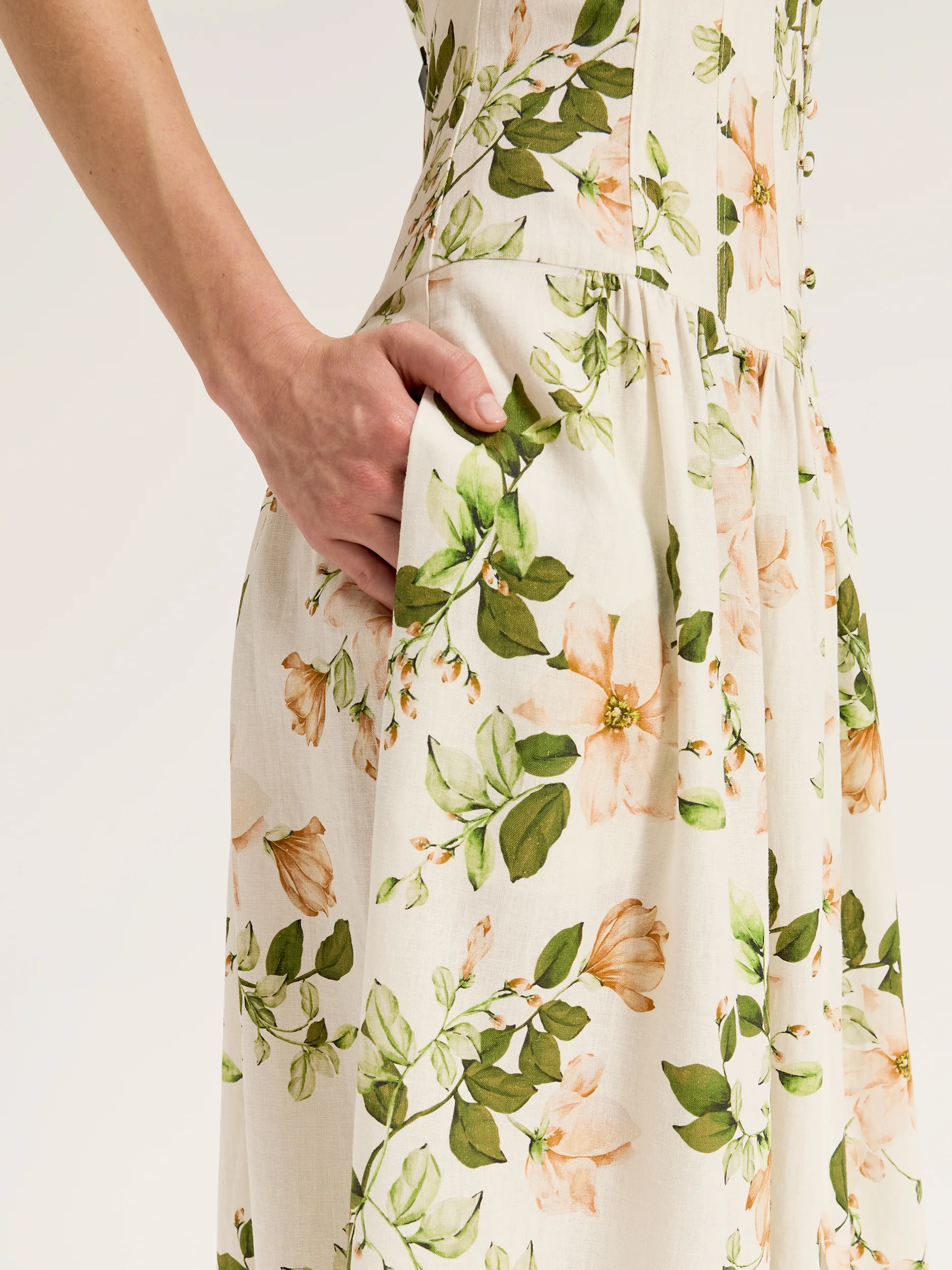 Venus Floral Dress - Image 3