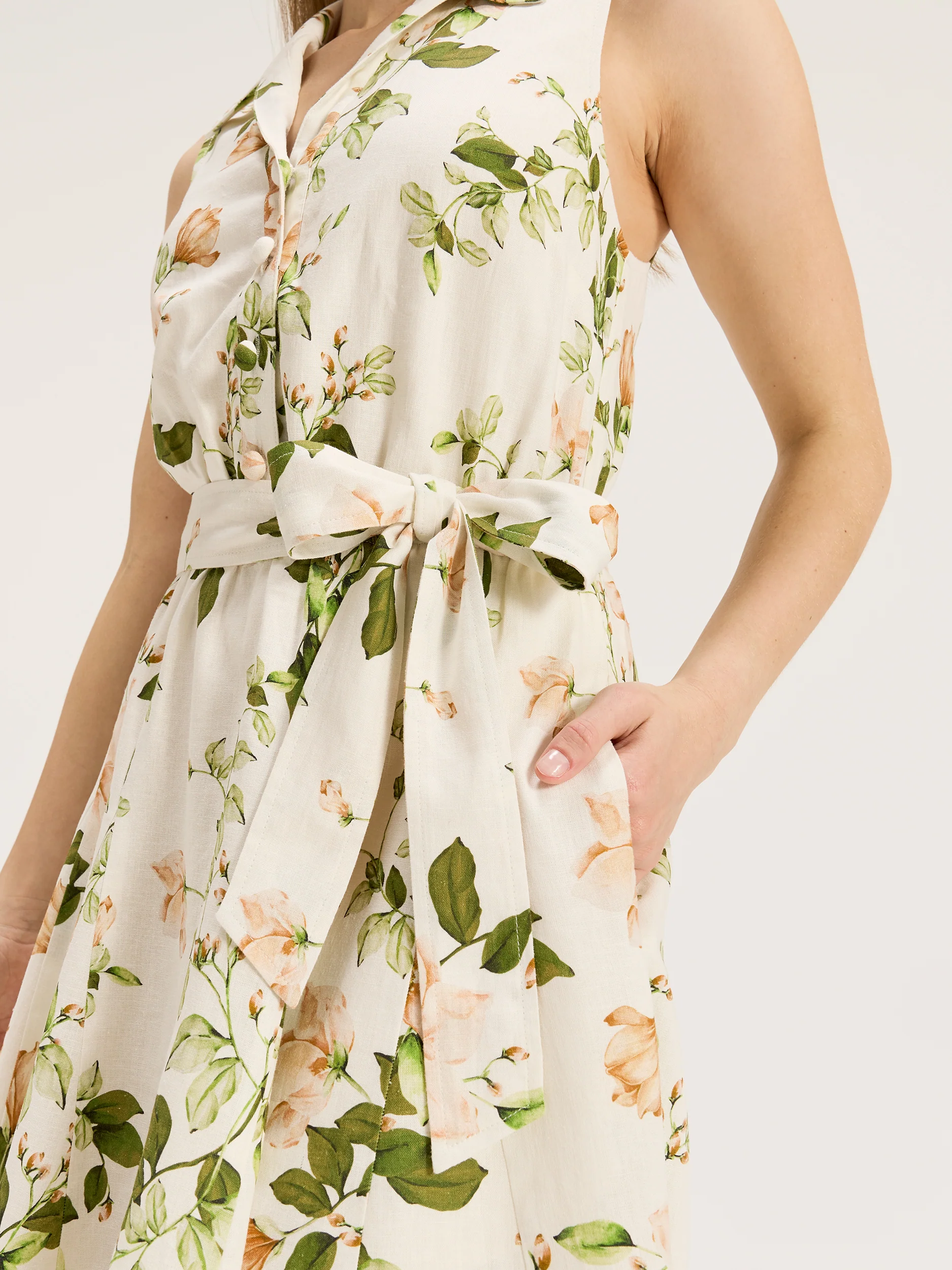 Venus Floral Mini Dress - Image 2
