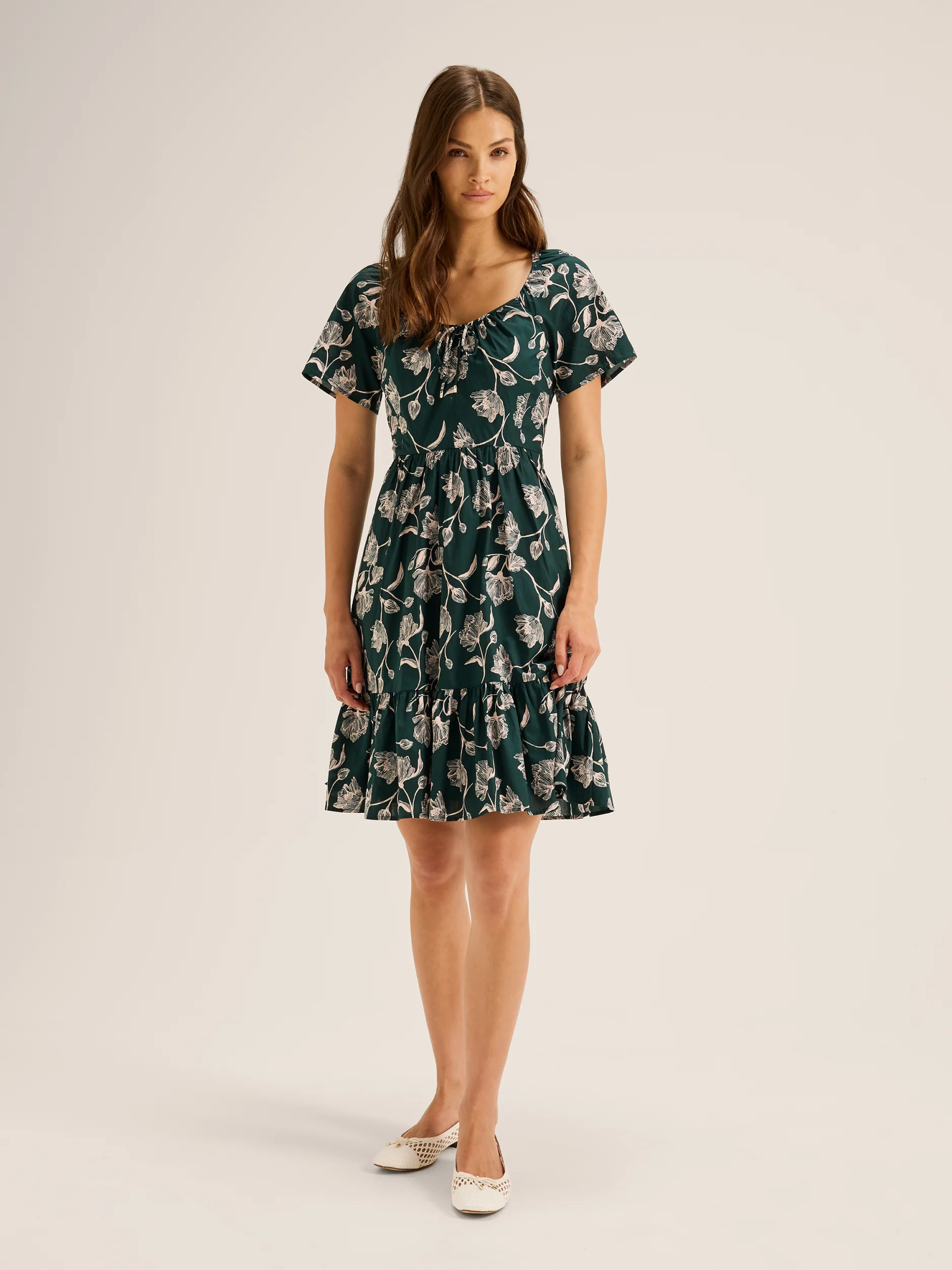 Vinta Floral Mini Dress - Image 2