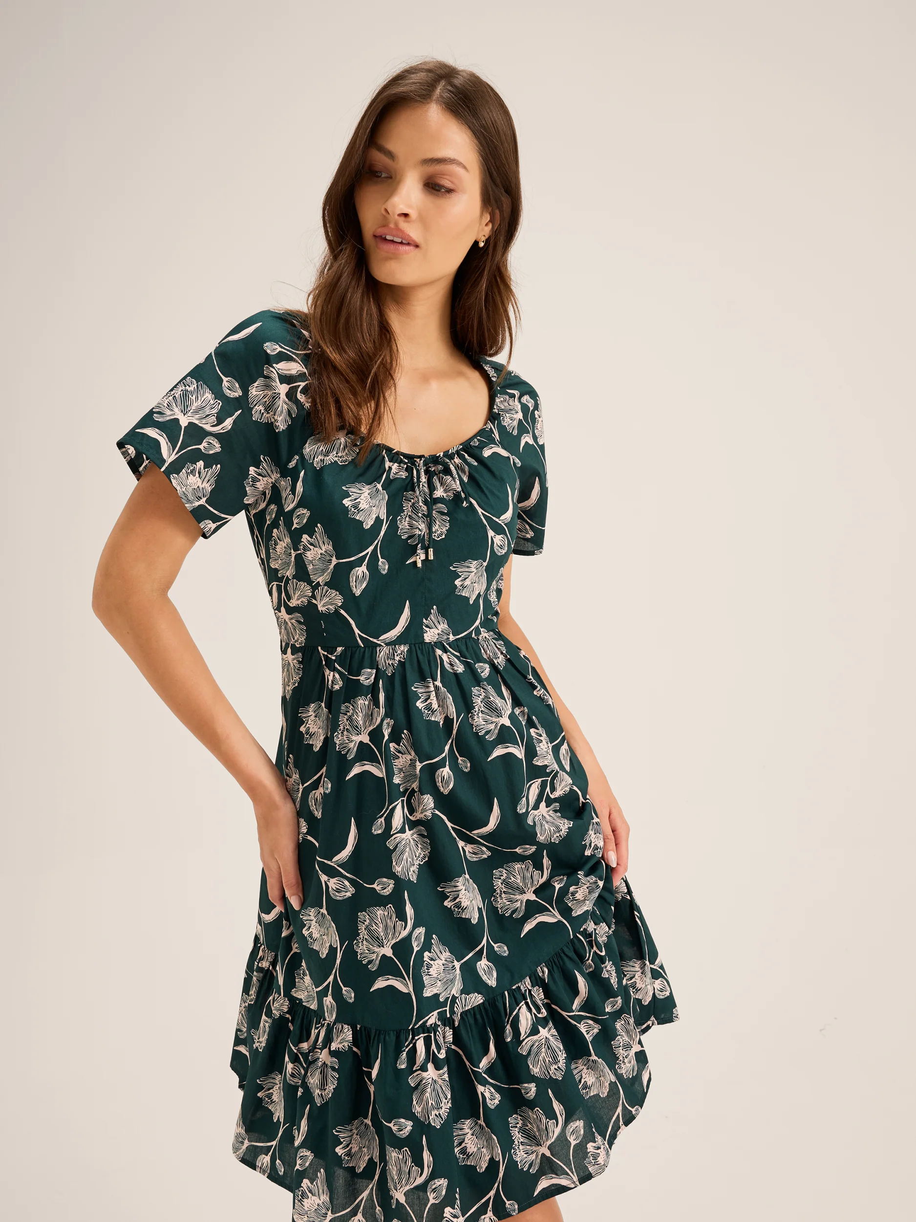 Vinta Floral Mini Dress - Image 5