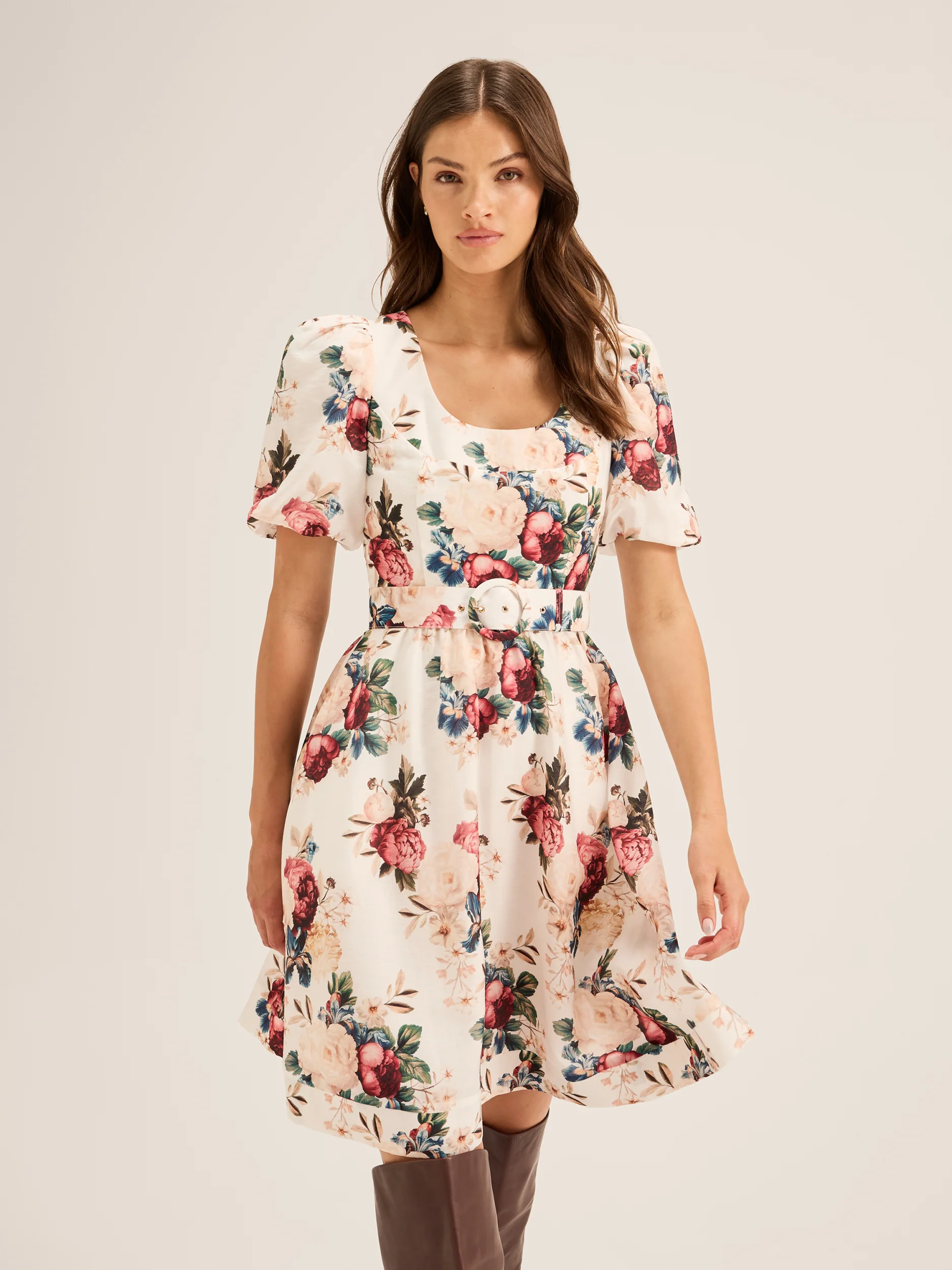Winter Garden Mini Dress - Image 5
