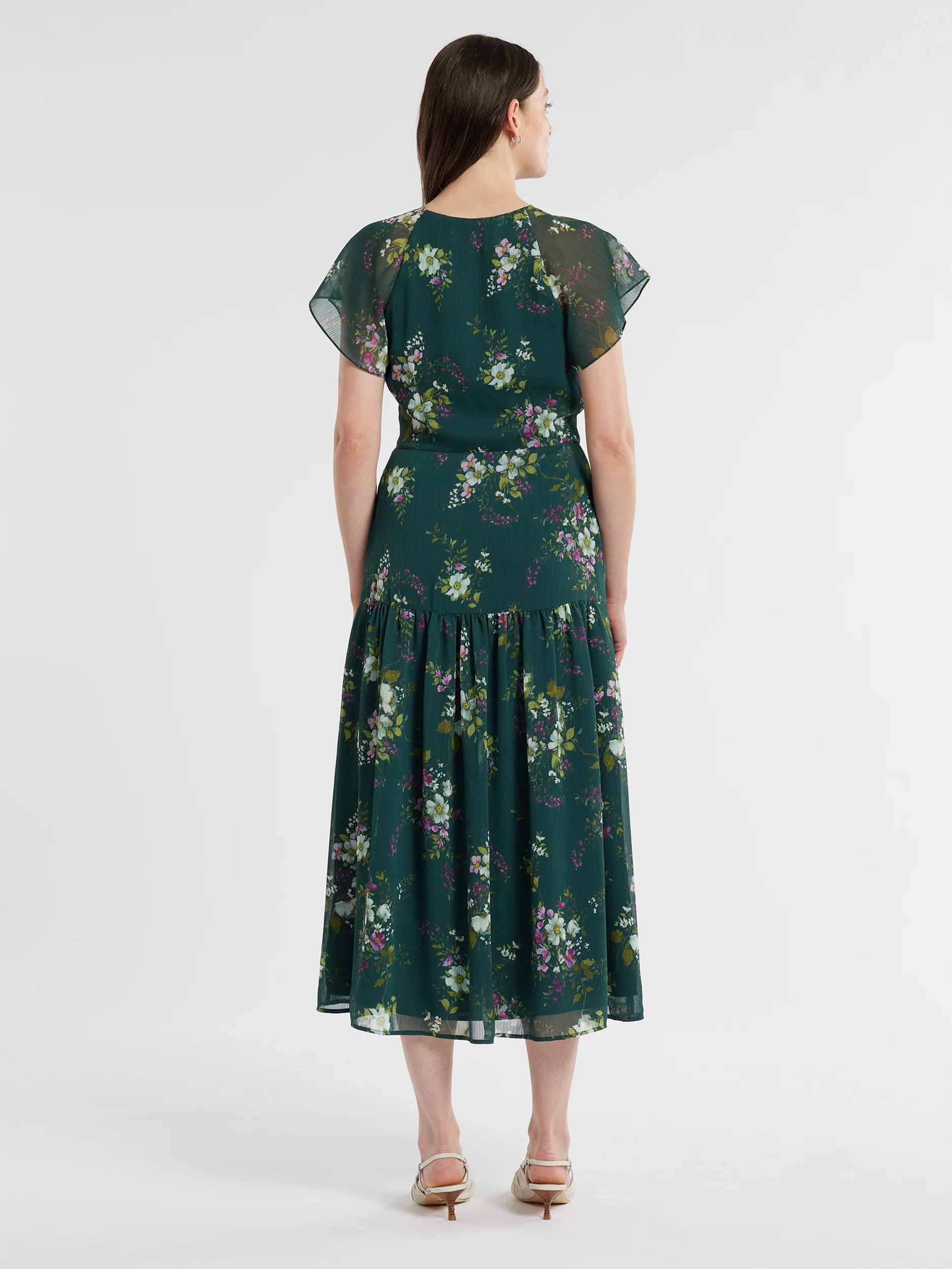 Woodland Bloom Midi Dress - Image 4