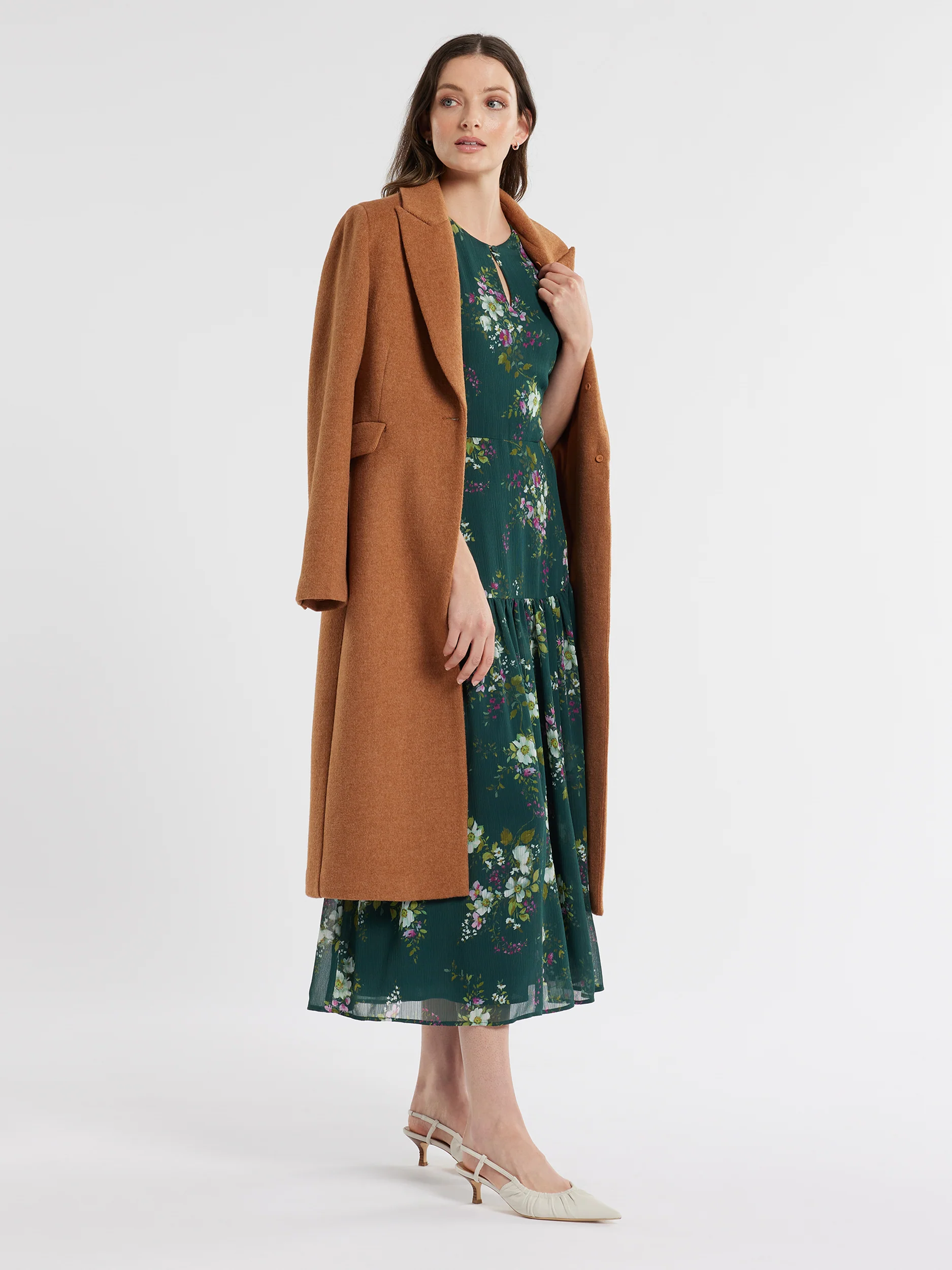 Woodland Bloom Midi Dress - Image 5