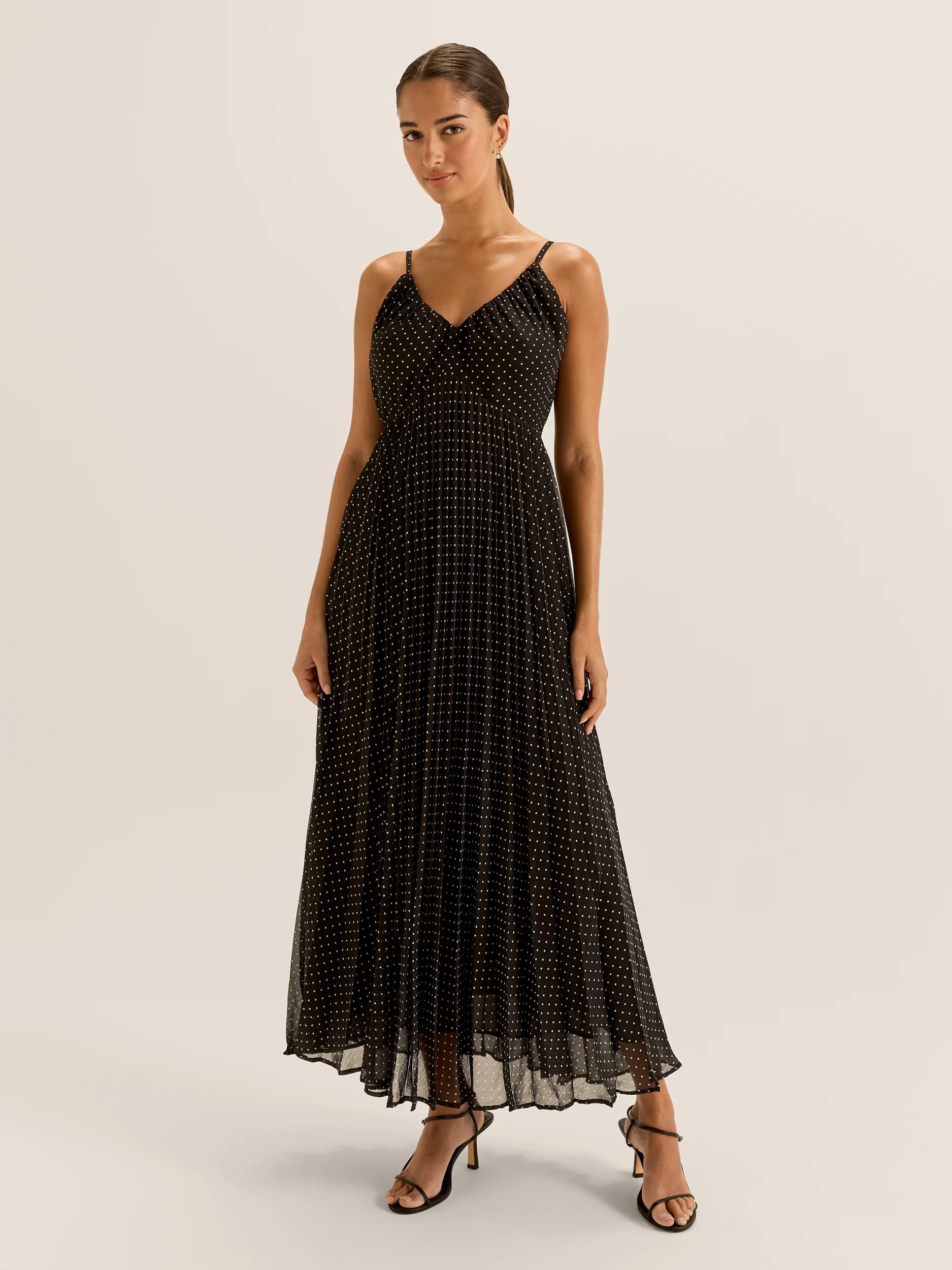 Zoe Spot Maxi Dress