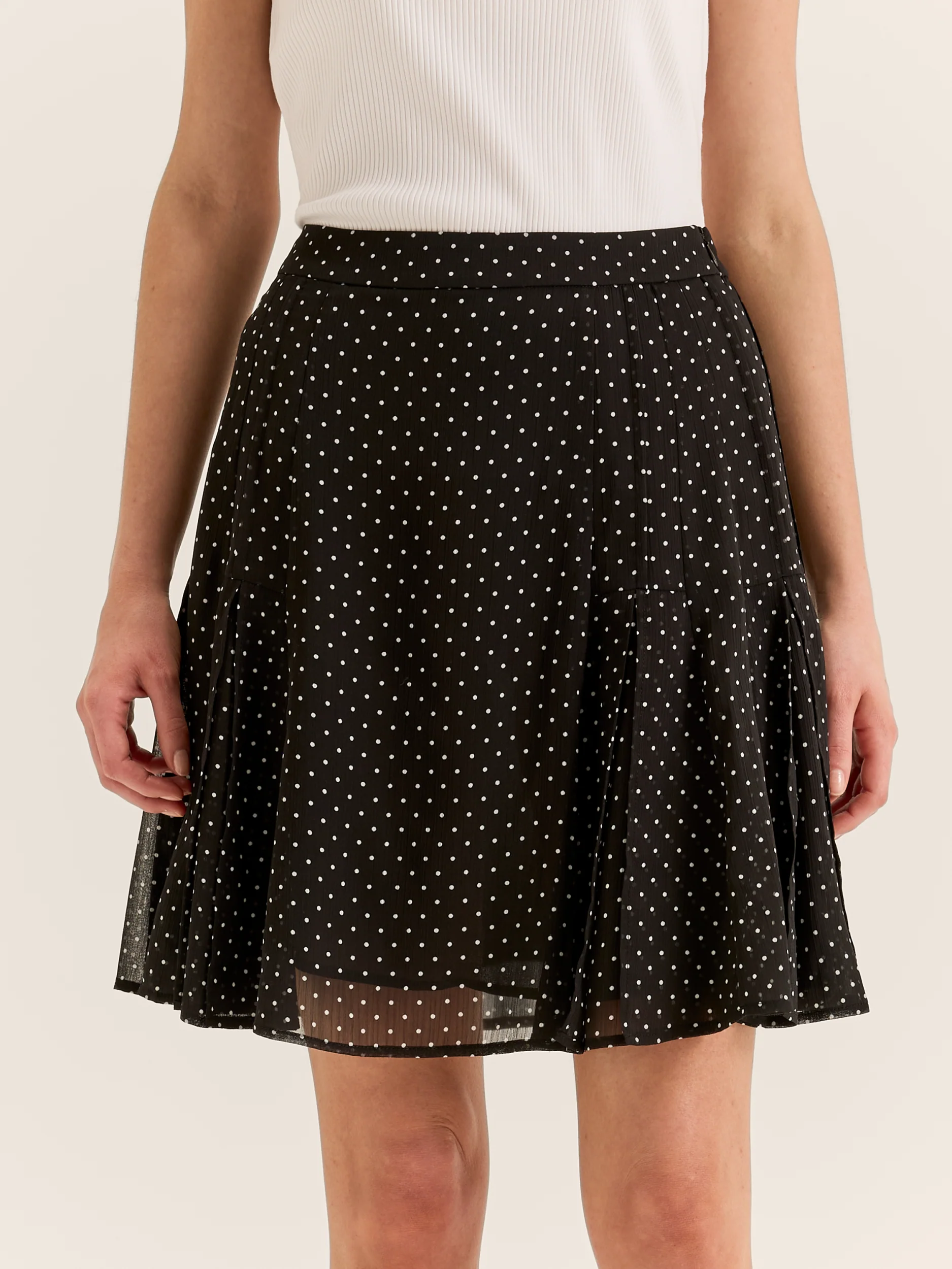 Zoe Spot Mini Skirt - Image 5
